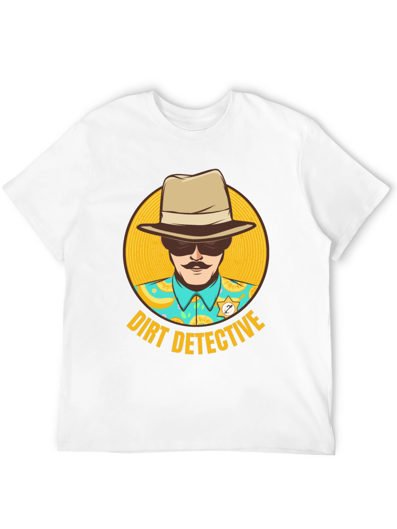 Dirt Detective T-Shirt - Novelty Graphic Tee