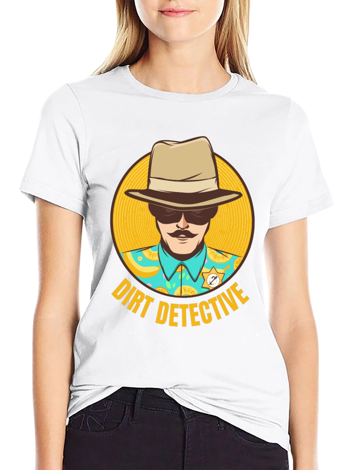 Dirt Detective T-Shirt - Novelty Graphic Tee