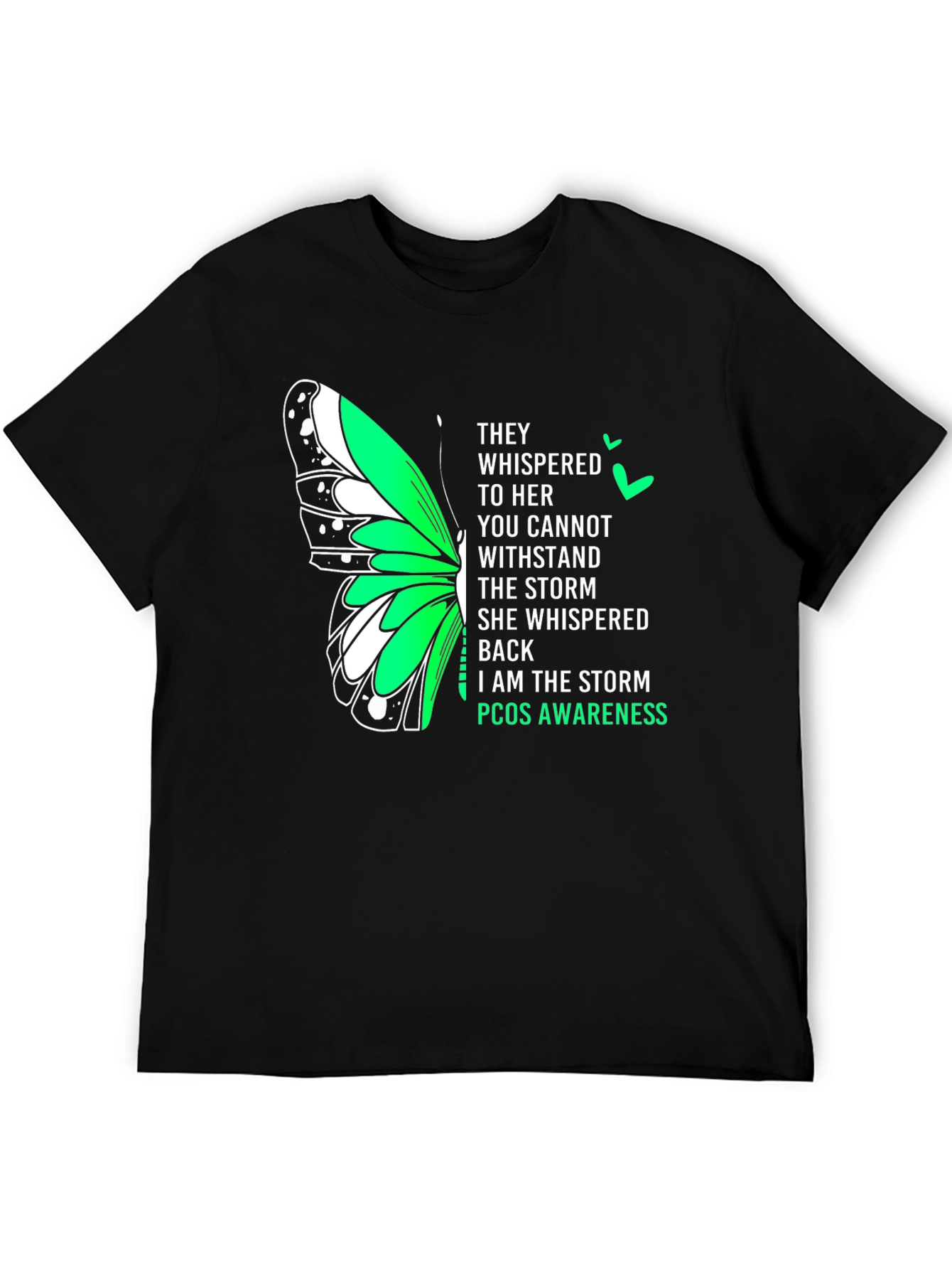 PCOS Awareness Butterfly T-Shirt