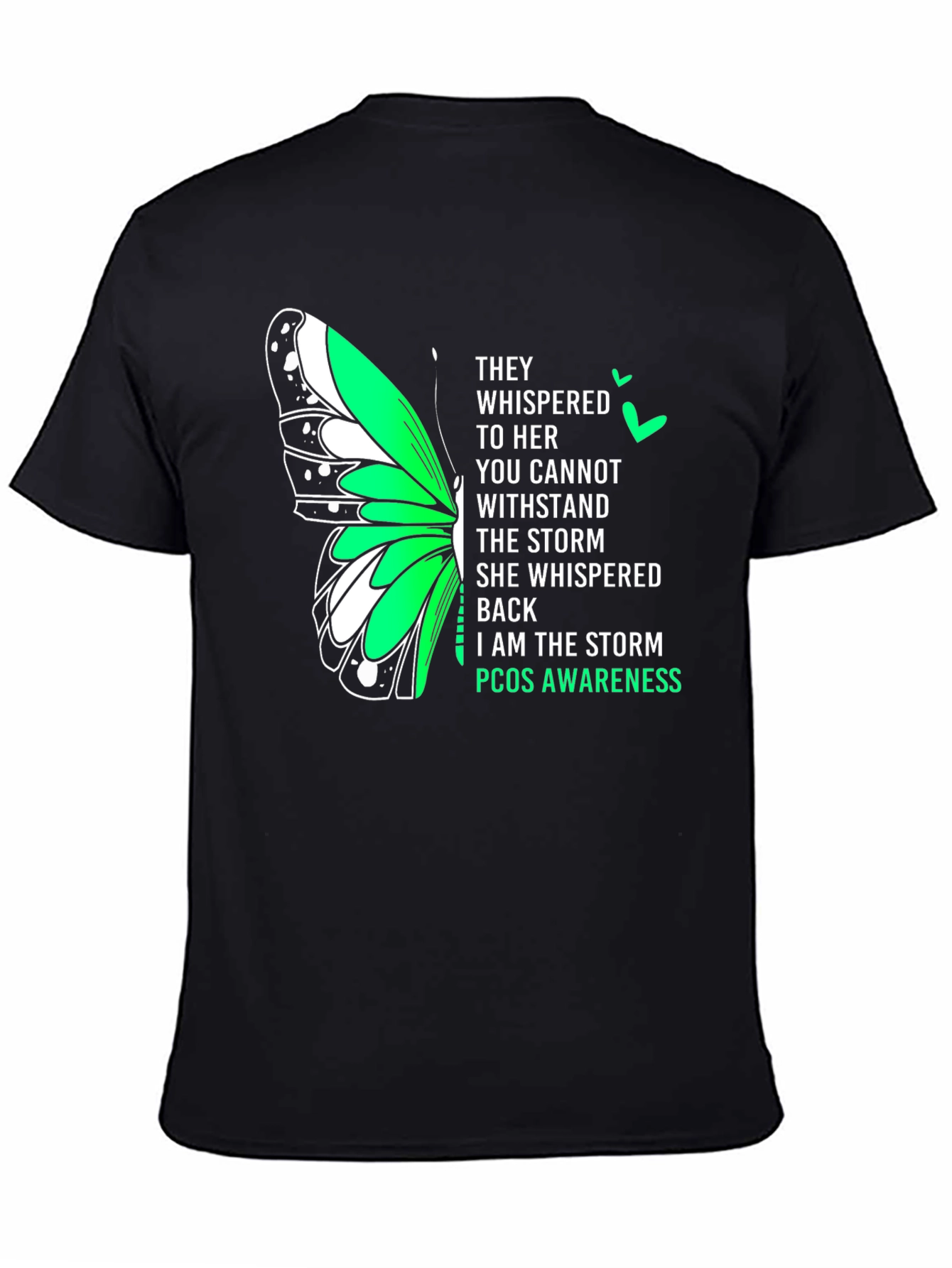 PCOS Awareness Butterfly T-Shirt