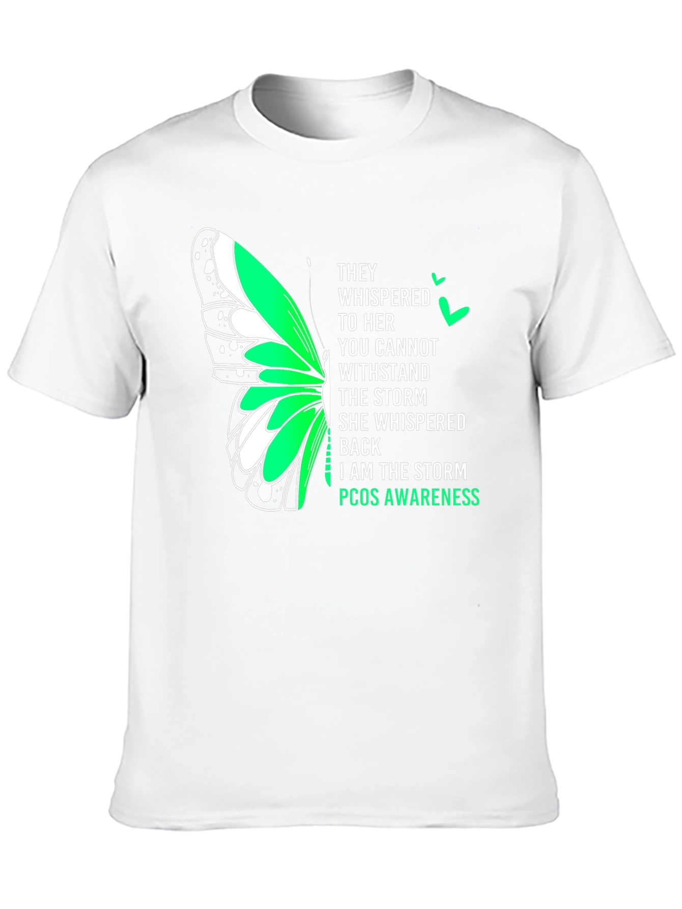 PCOS Awareness Butterfly T-Shirt