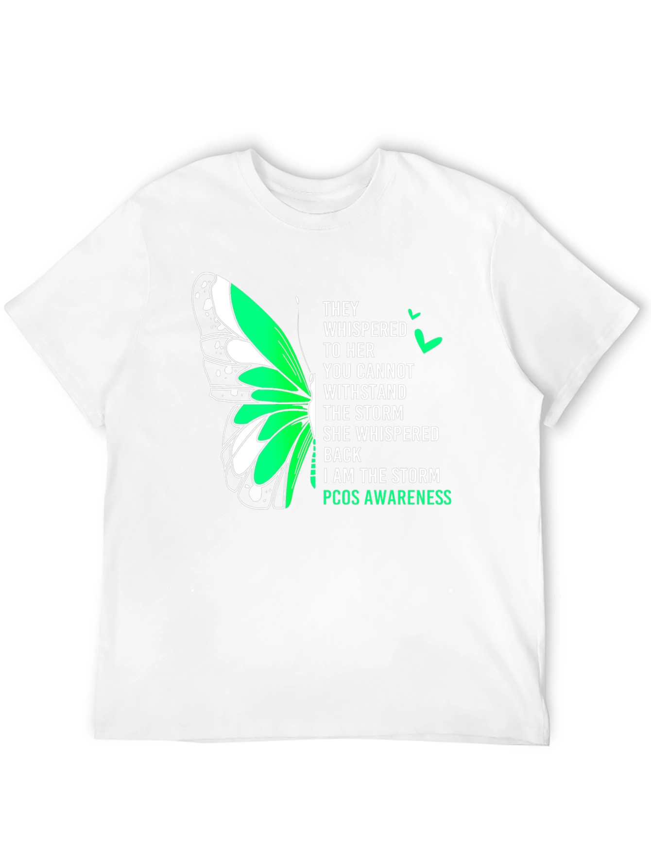 PCOS Awareness Butterfly T-Shirt