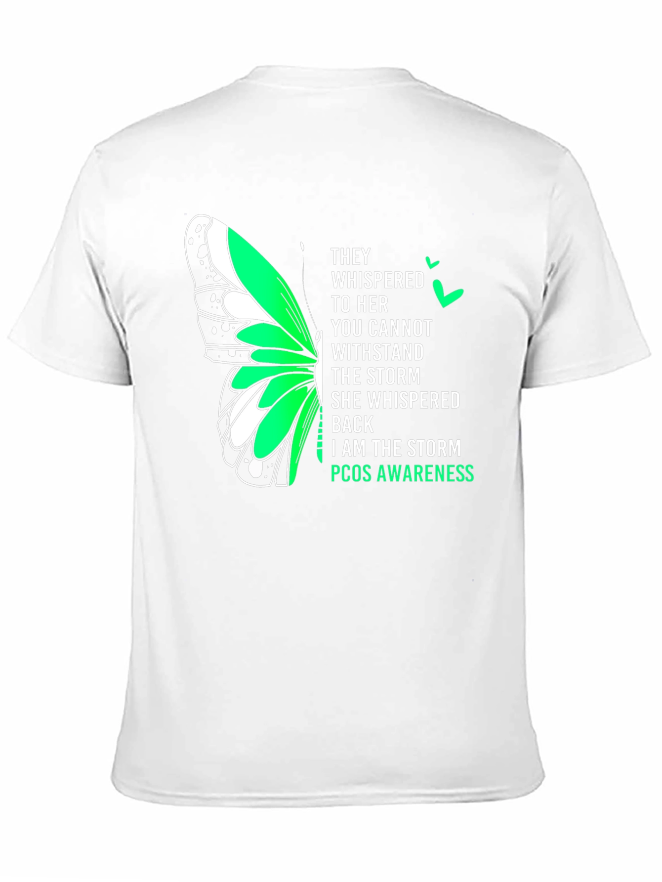 PCOS Awareness Butterfly T-Shirt