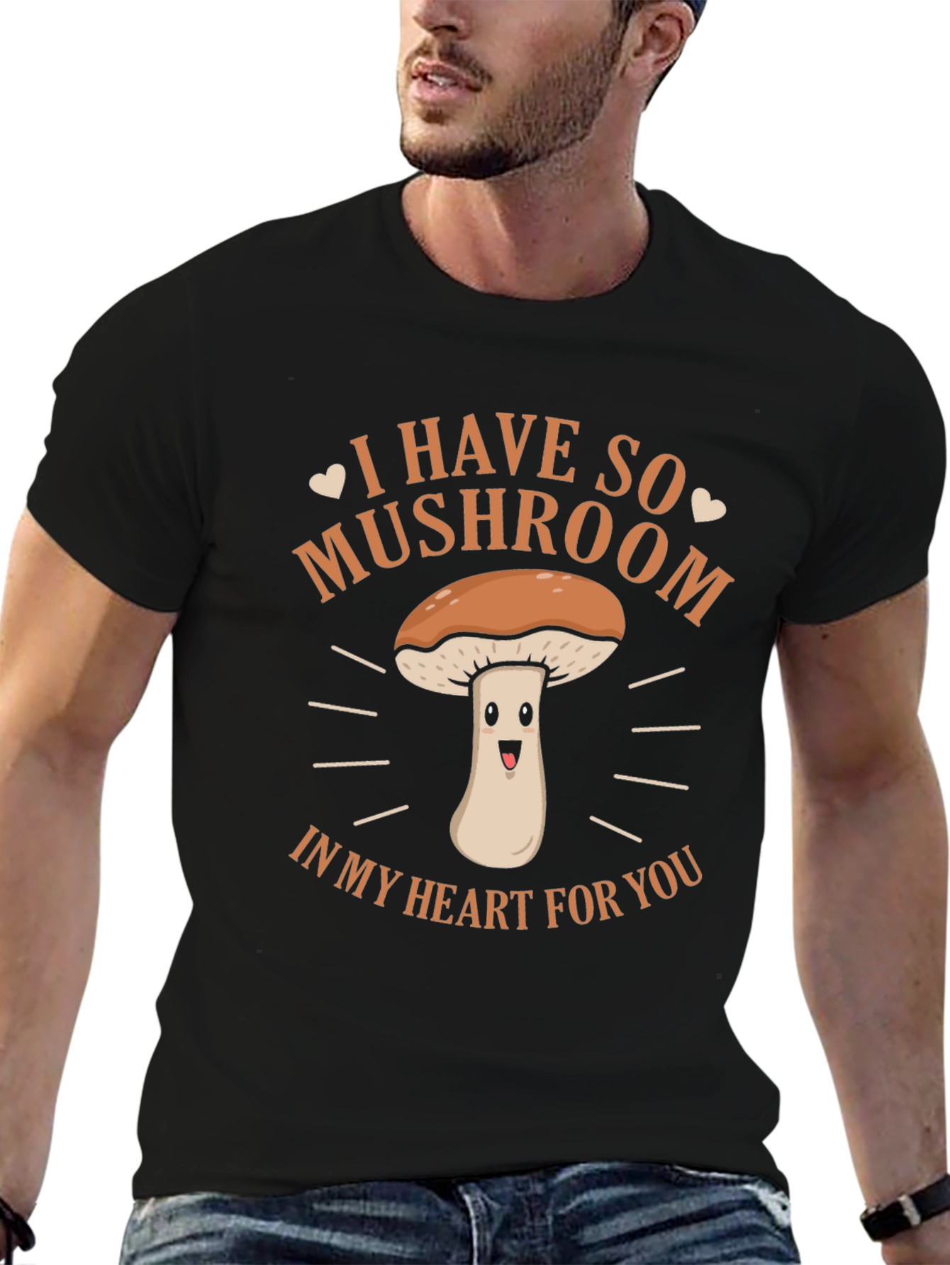 Mushroom Heart T-Shirt - Love & Laughter Tee