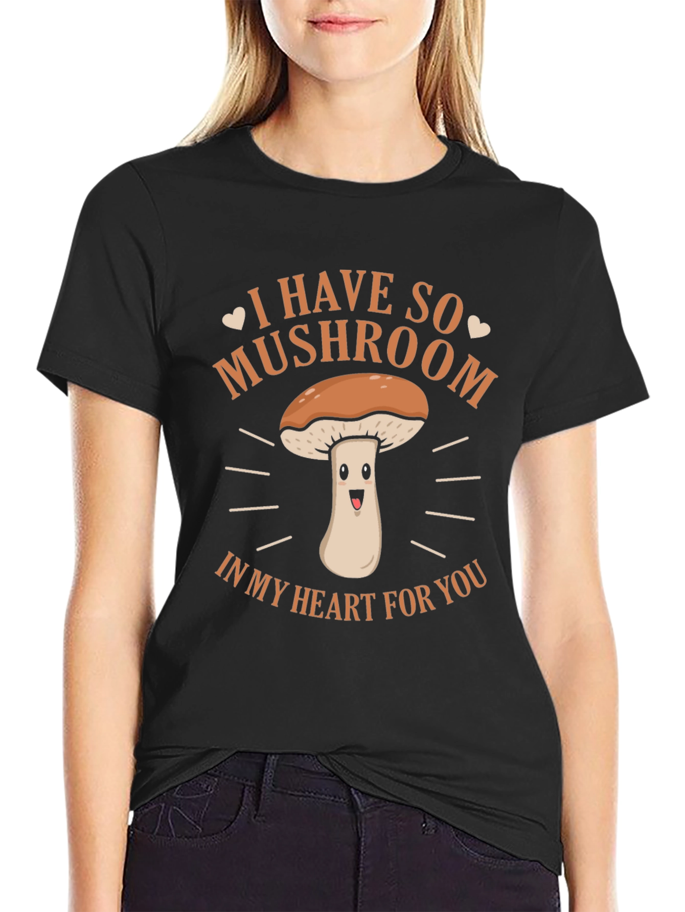 Mushroom Heart T-Shirt - Love & Laughter Tee
