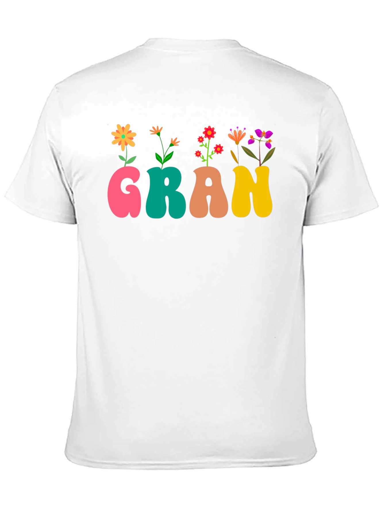 Floral Gran T-Shirt - Cute Grandma Tee