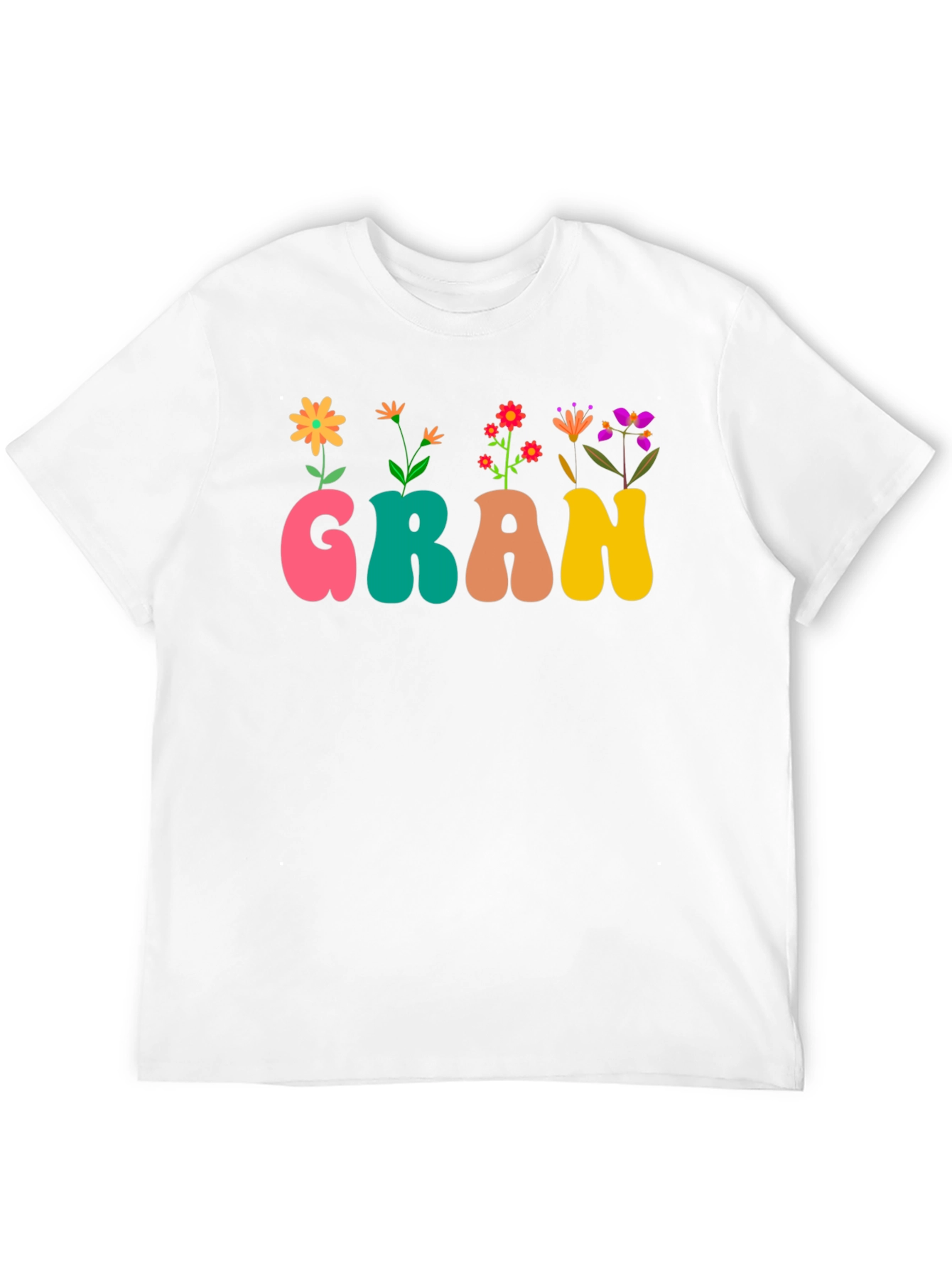 Floral Gran T-Shirt - Cute Grandma Tee