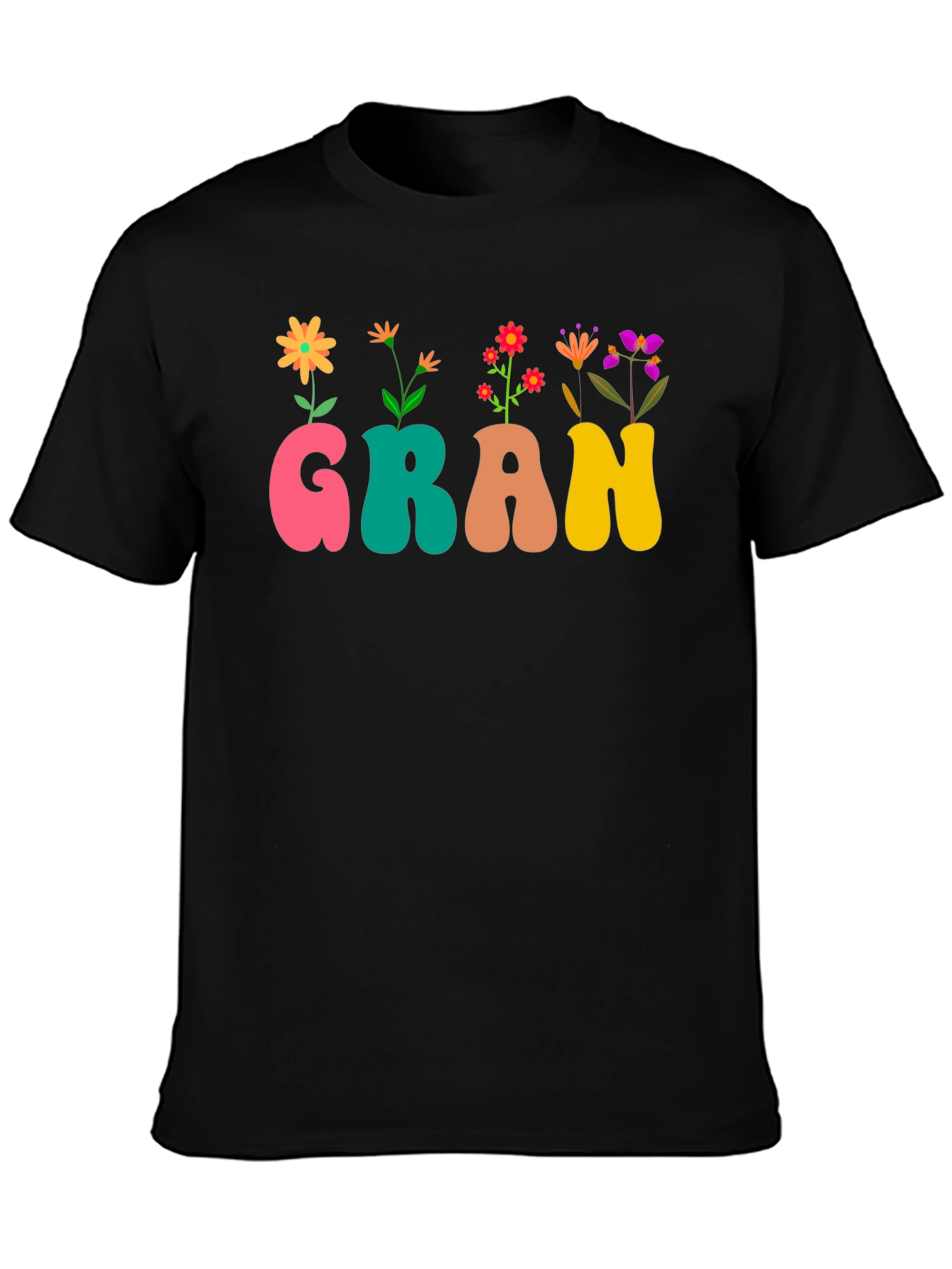 Floral Gran T-Shirt - Cute Grandma Tee
