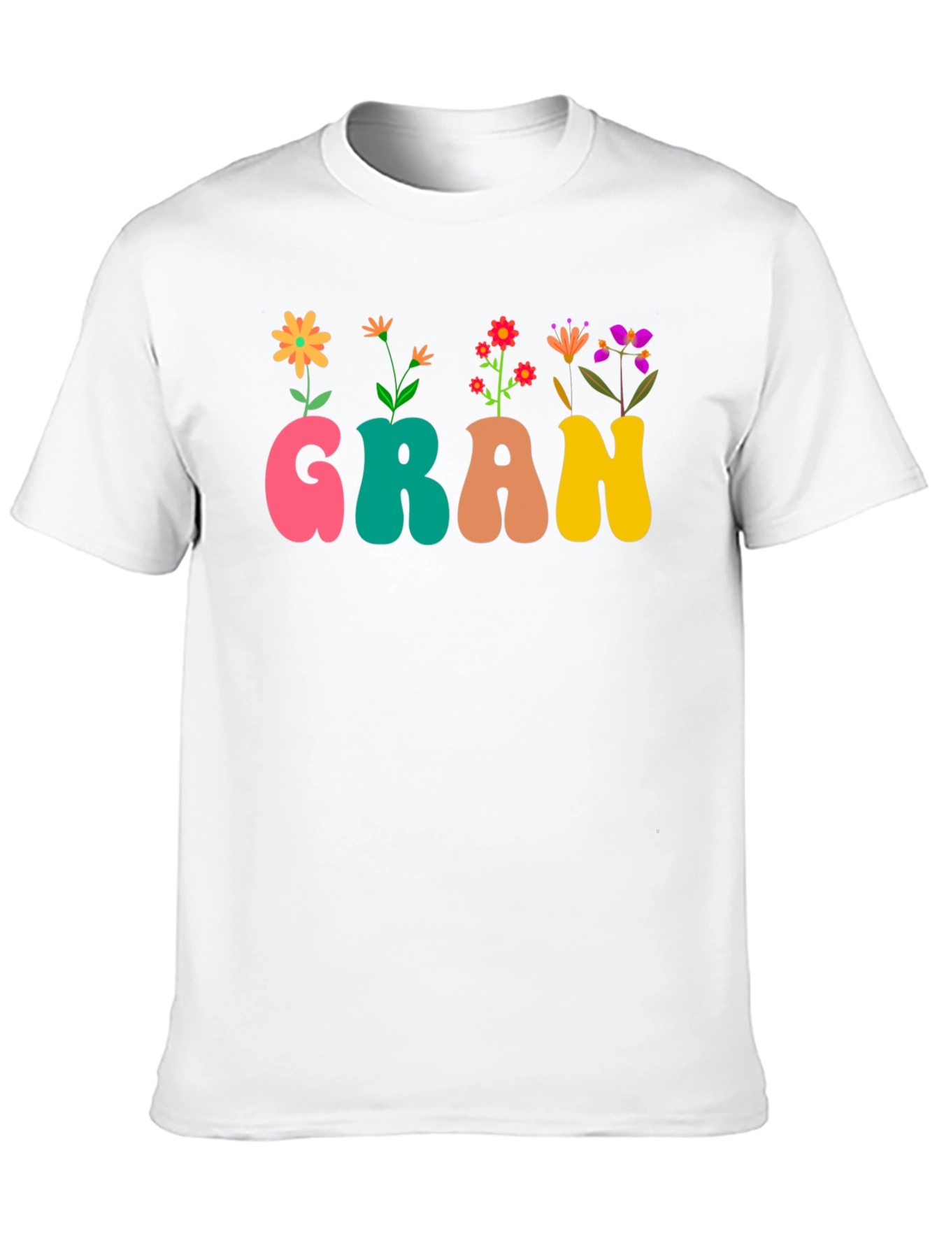Floral Gran T-Shirt - Cute Grandma Tee