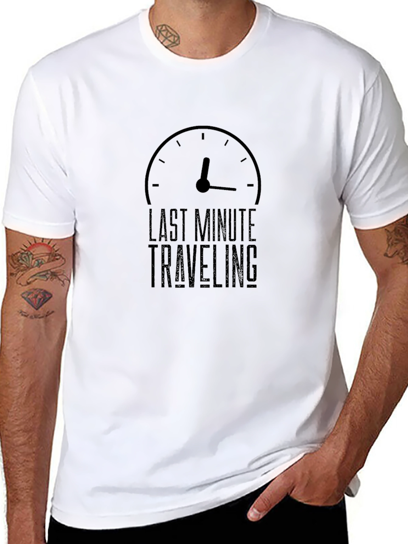 Last Minute Traveling Mens Graphic T-Shirt