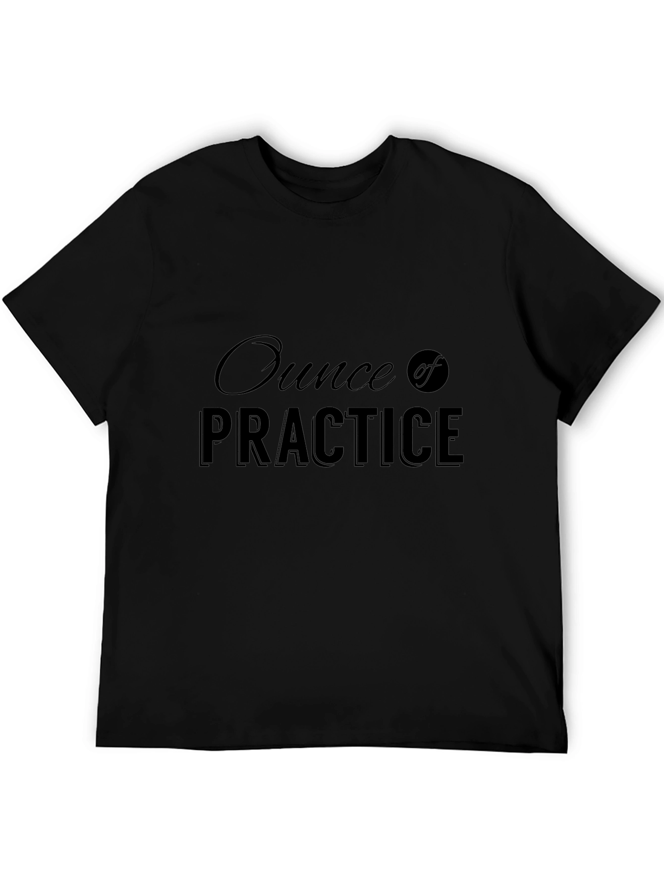 Ounce of Practice Black Graphic Tee