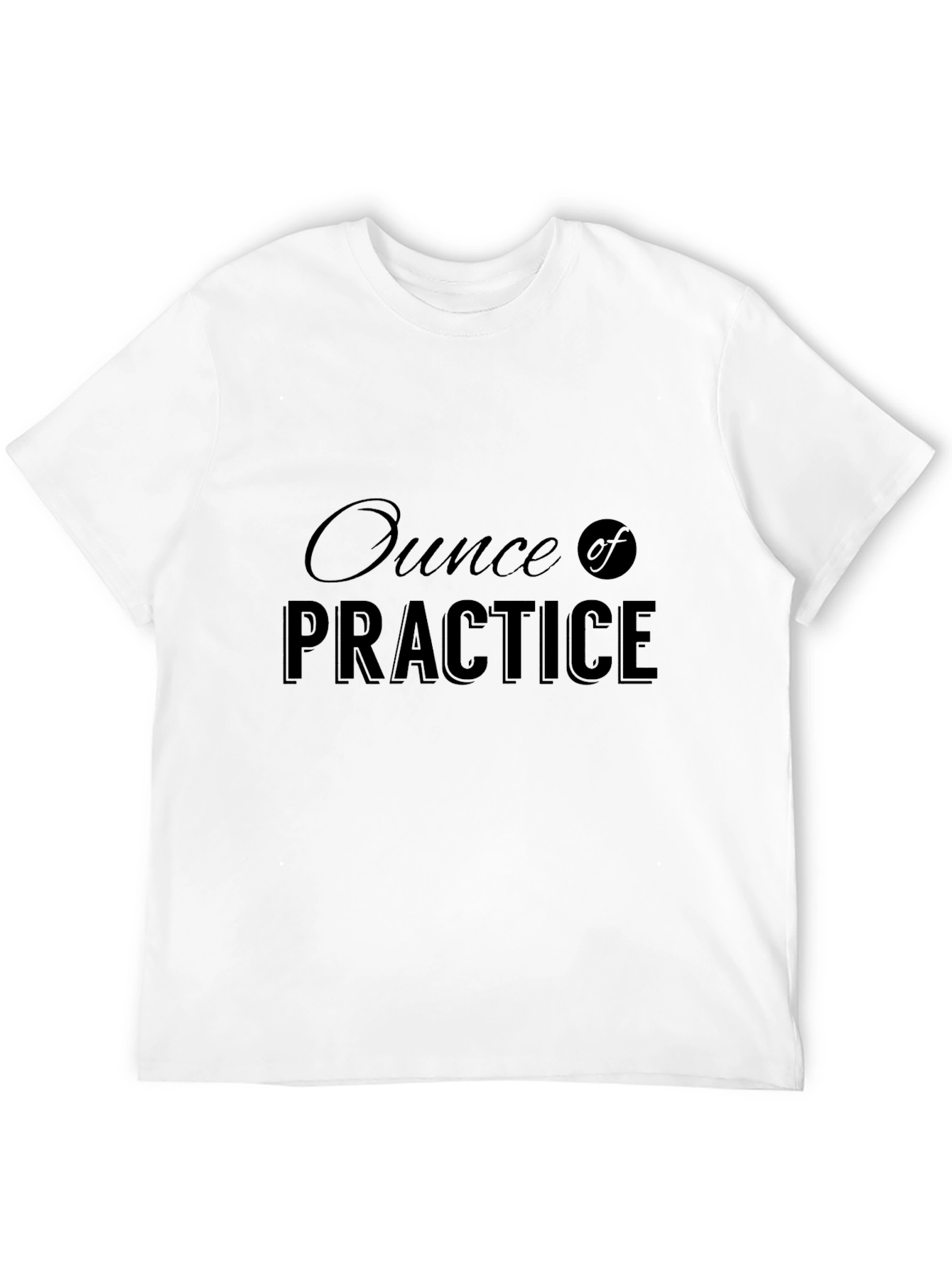Ounce of Practice Black Graphic Tee