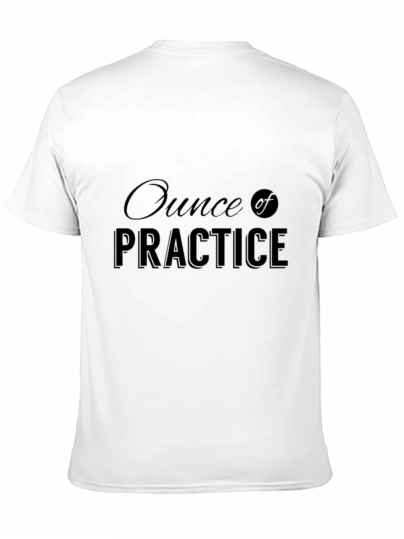 Ounce of Practice Black Graphic Tee