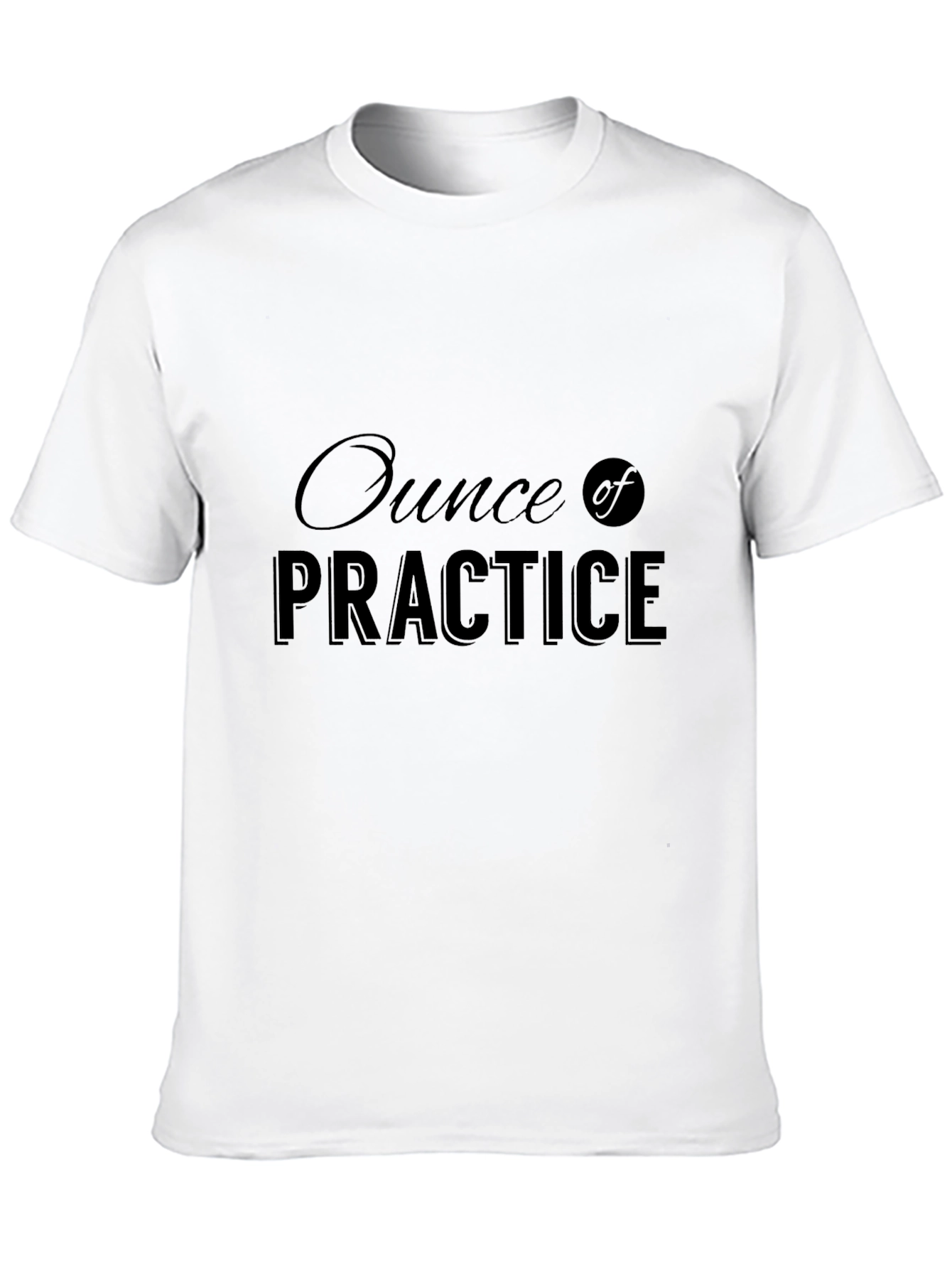 Ounce of Practice Black Graphic Tee