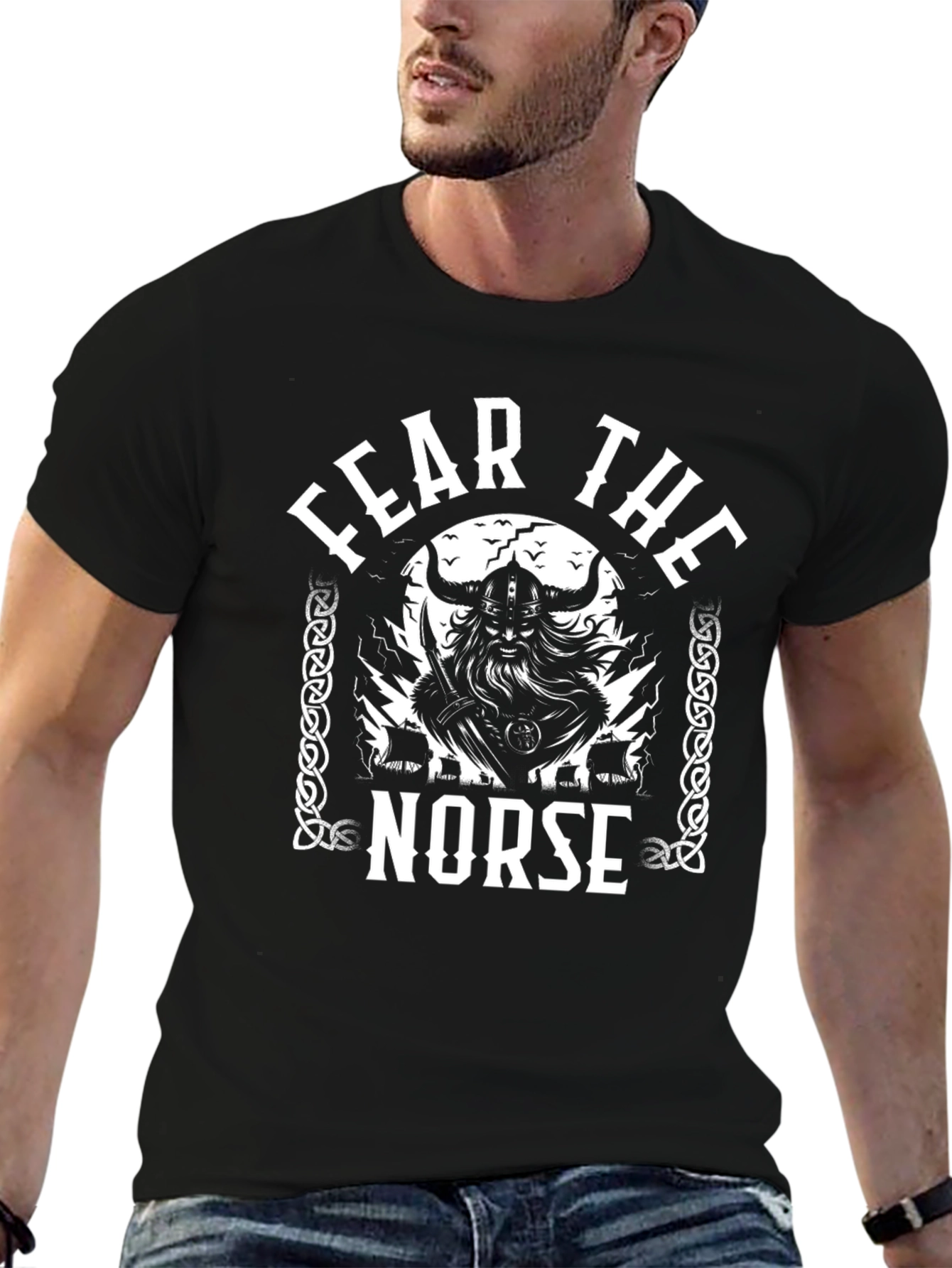 Fear the Norse Viking Graphic T-Shirt