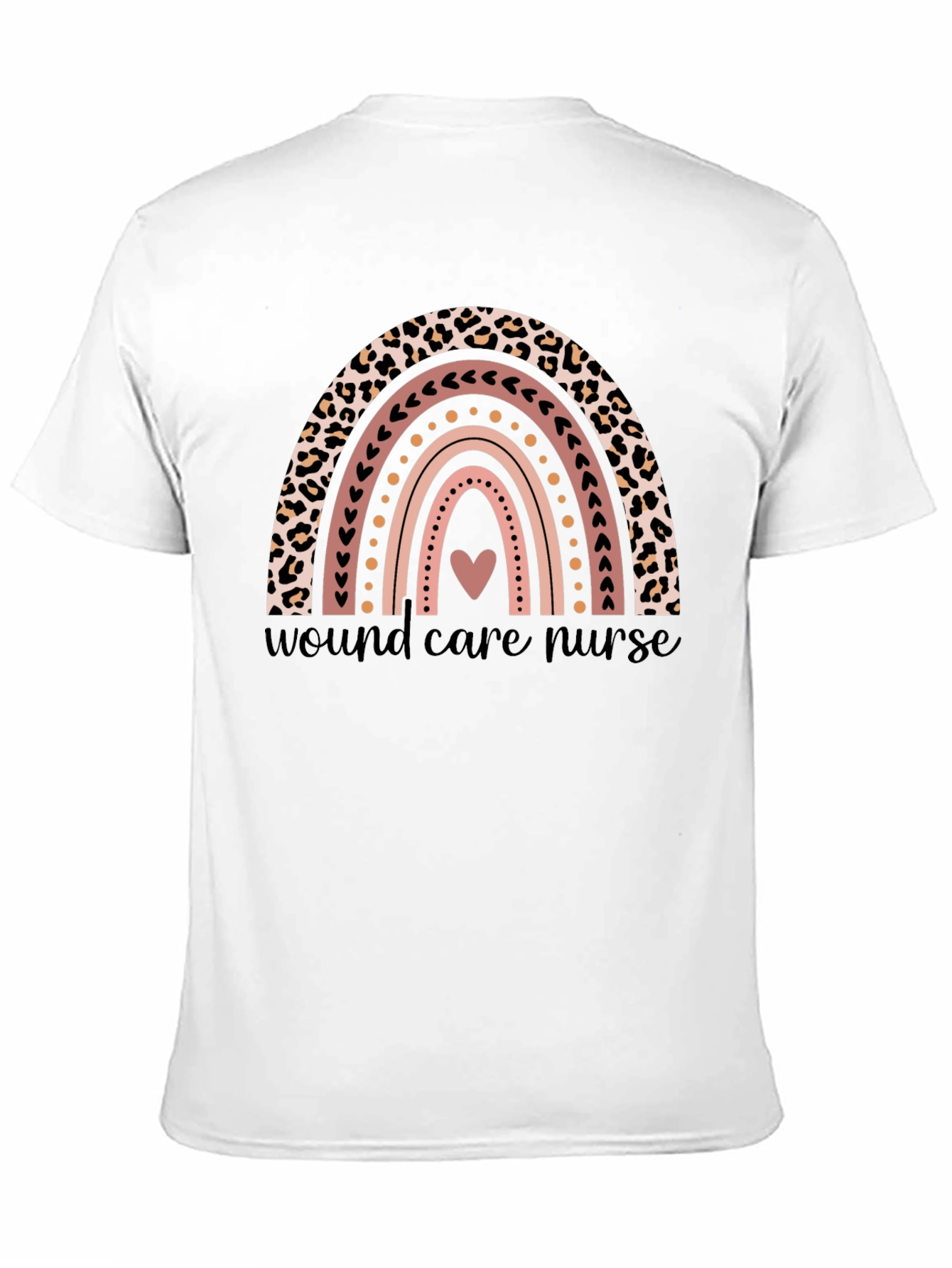 Wound Care Nurse Rainbow T-Shirt