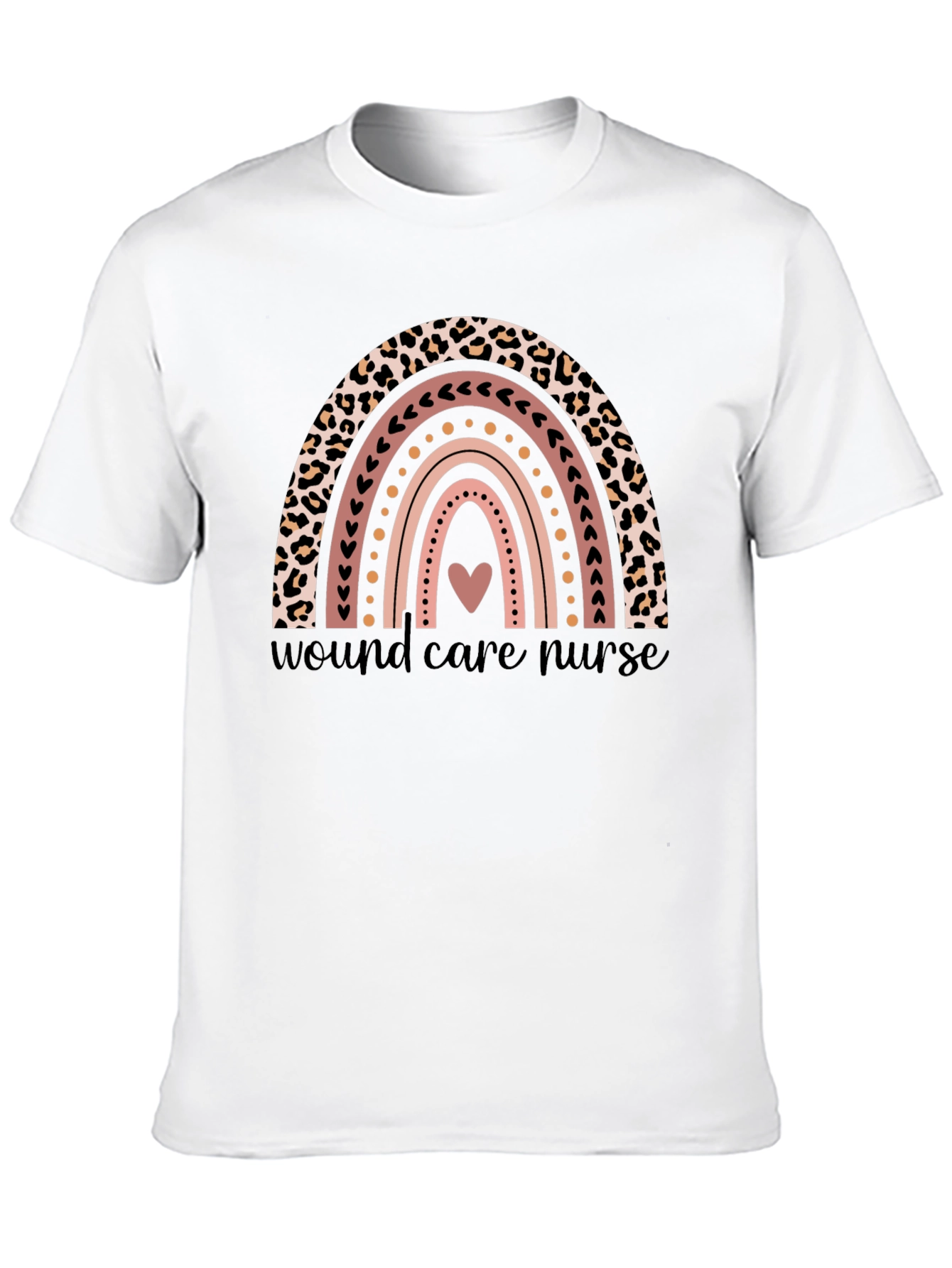 Wound Care Nurse Rainbow T-Shirt