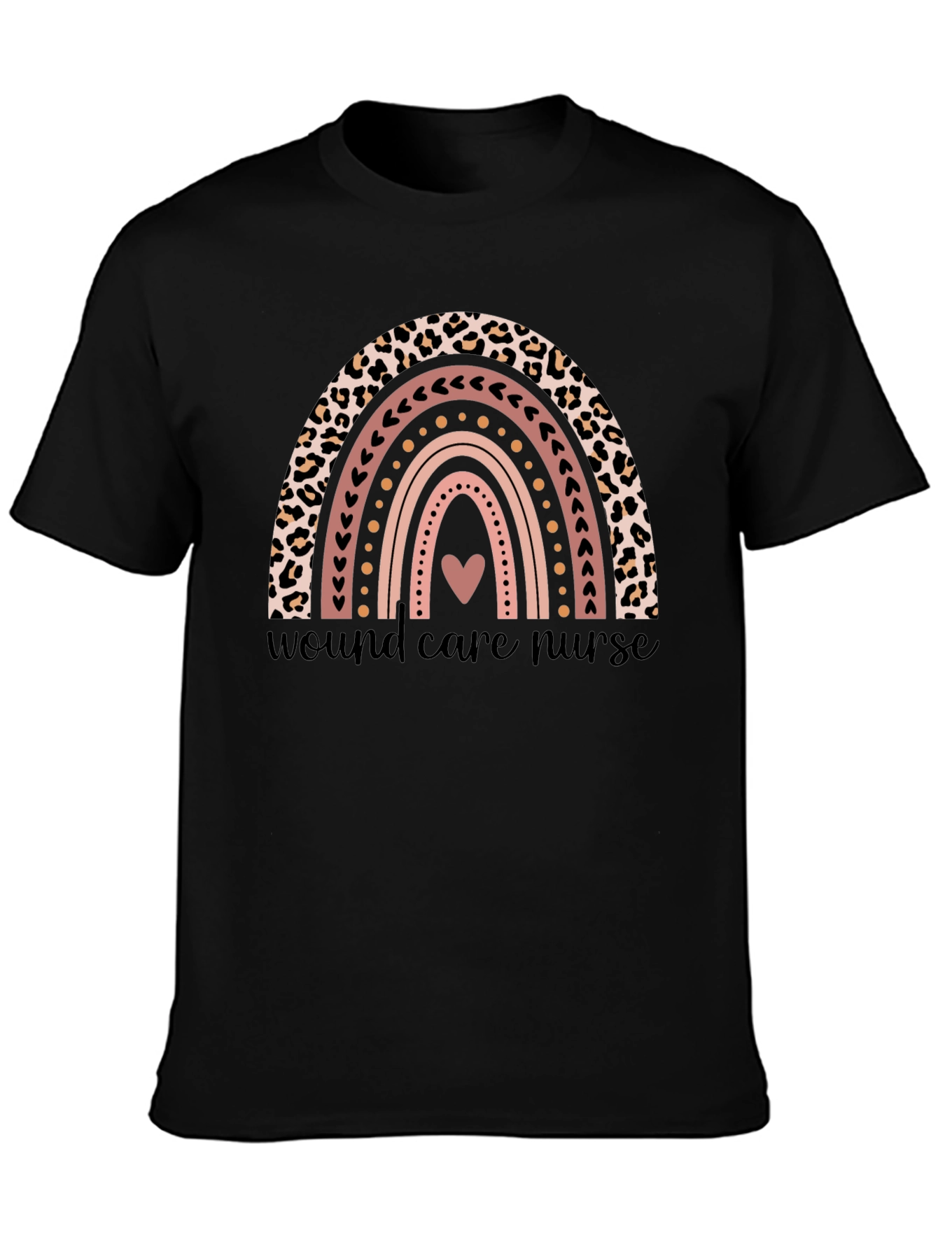 Wound Care Nurse Rainbow T-Shirt