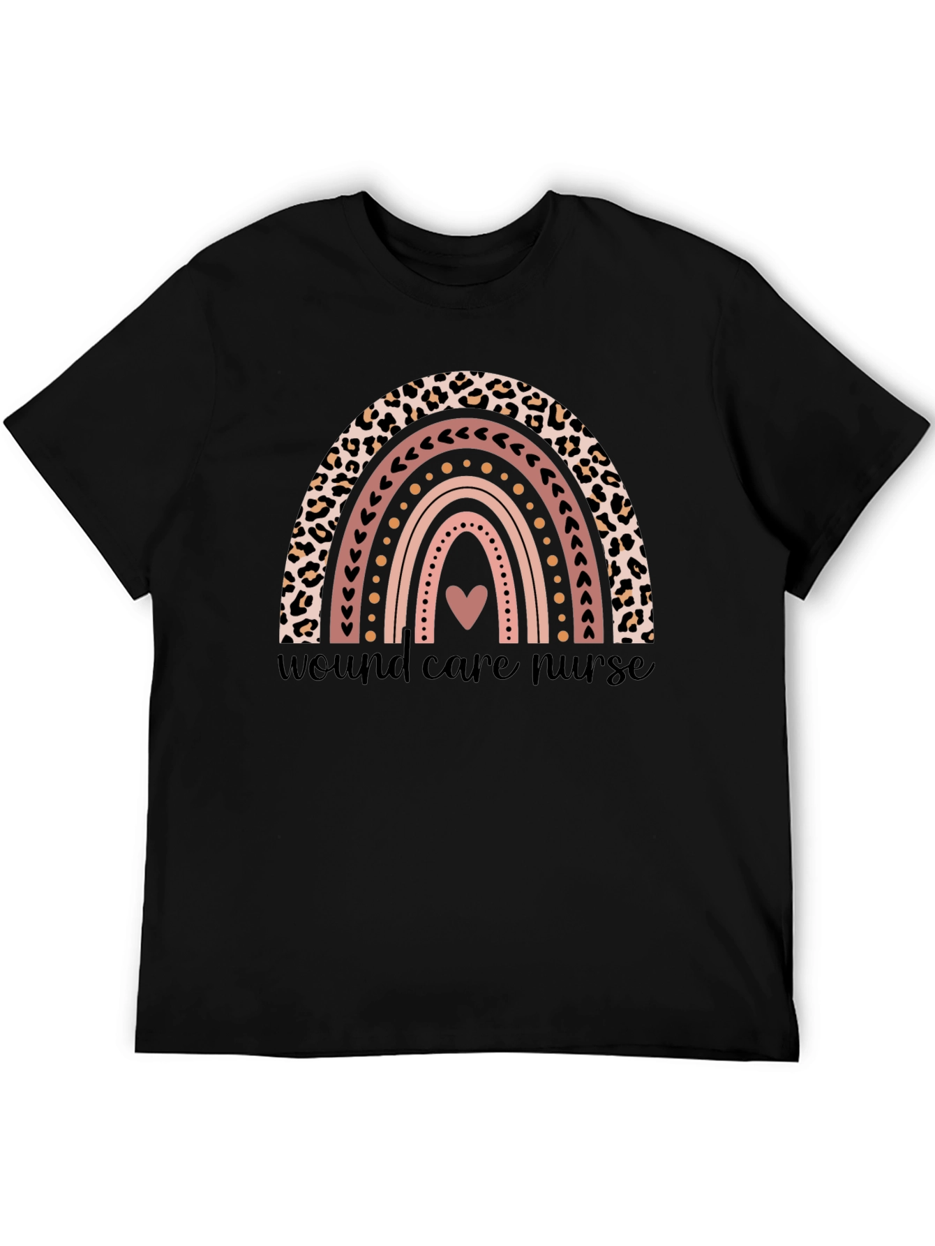Wound Care Nurse Rainbow T-Shirt