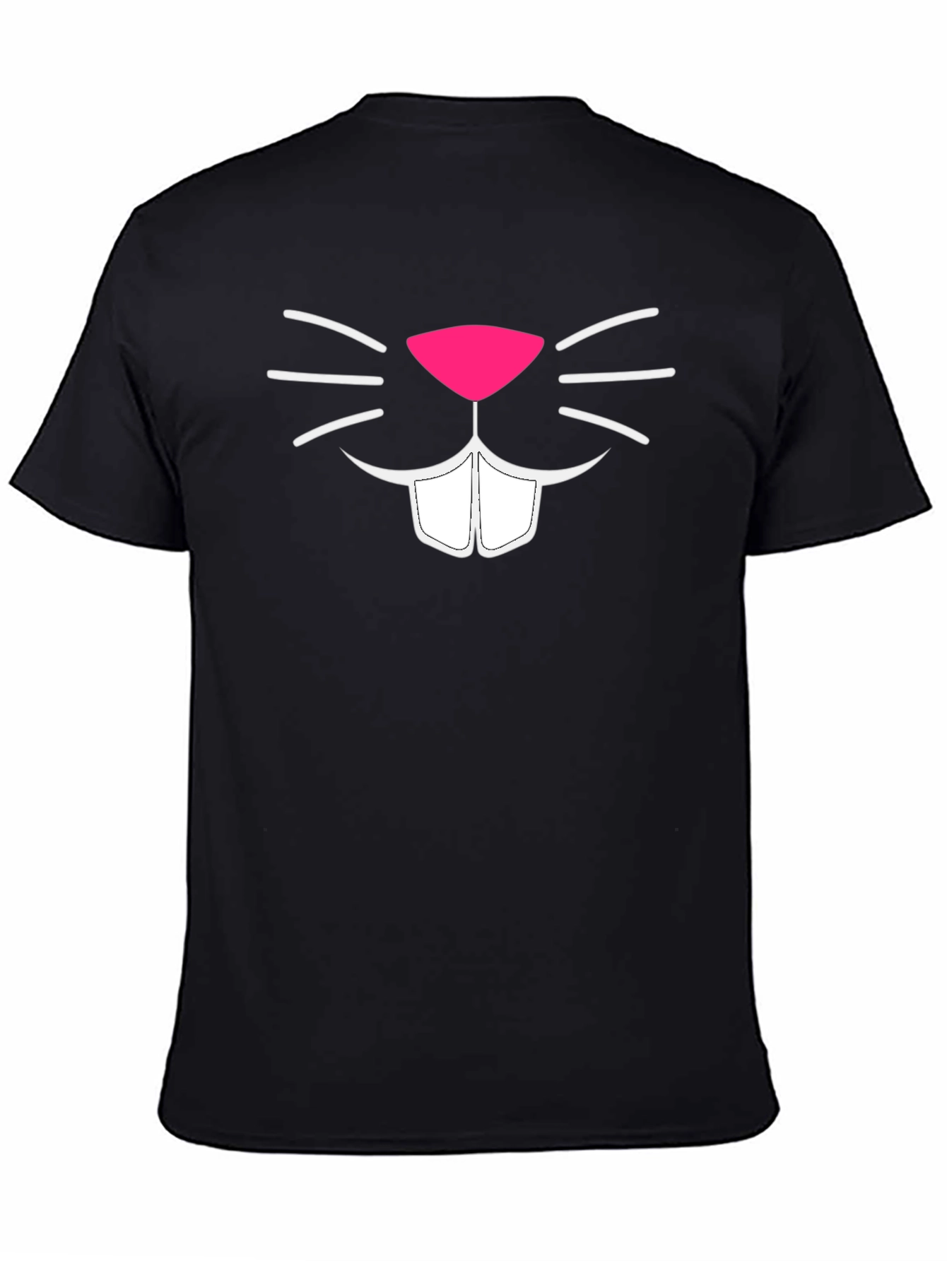 Funny Bunny Face Graphic T-Shirt