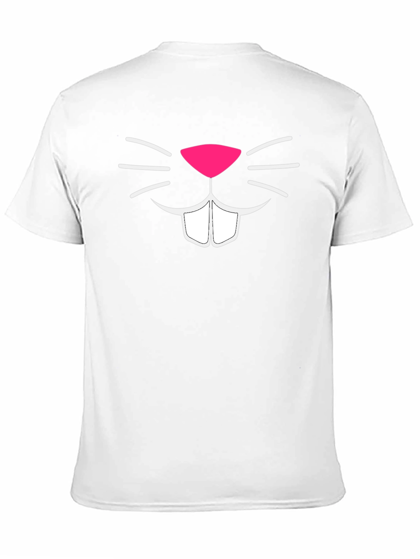 Funny Bunny Face Graphic T-Shirt