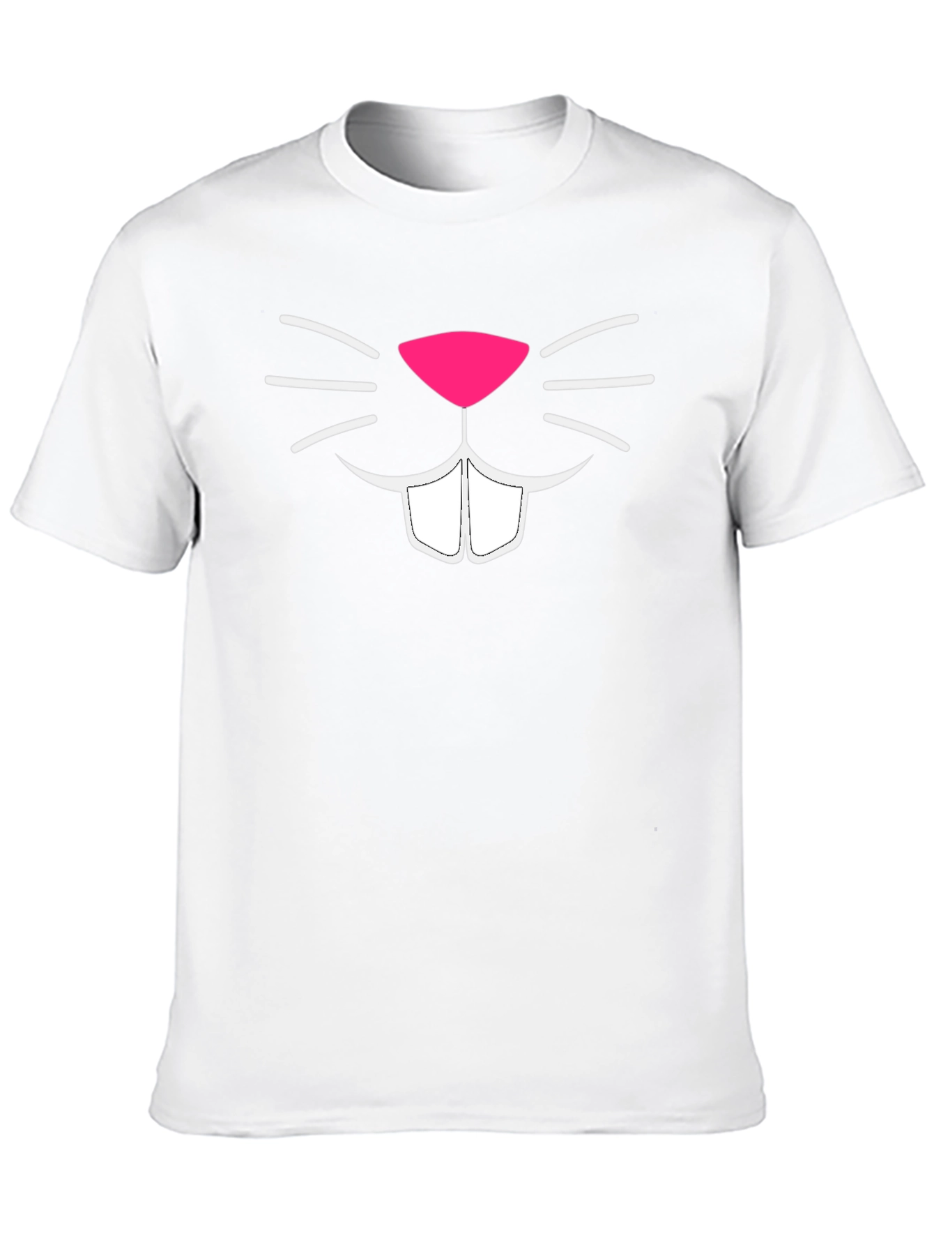 Funny Bunny Face Graphic T-Shirt
