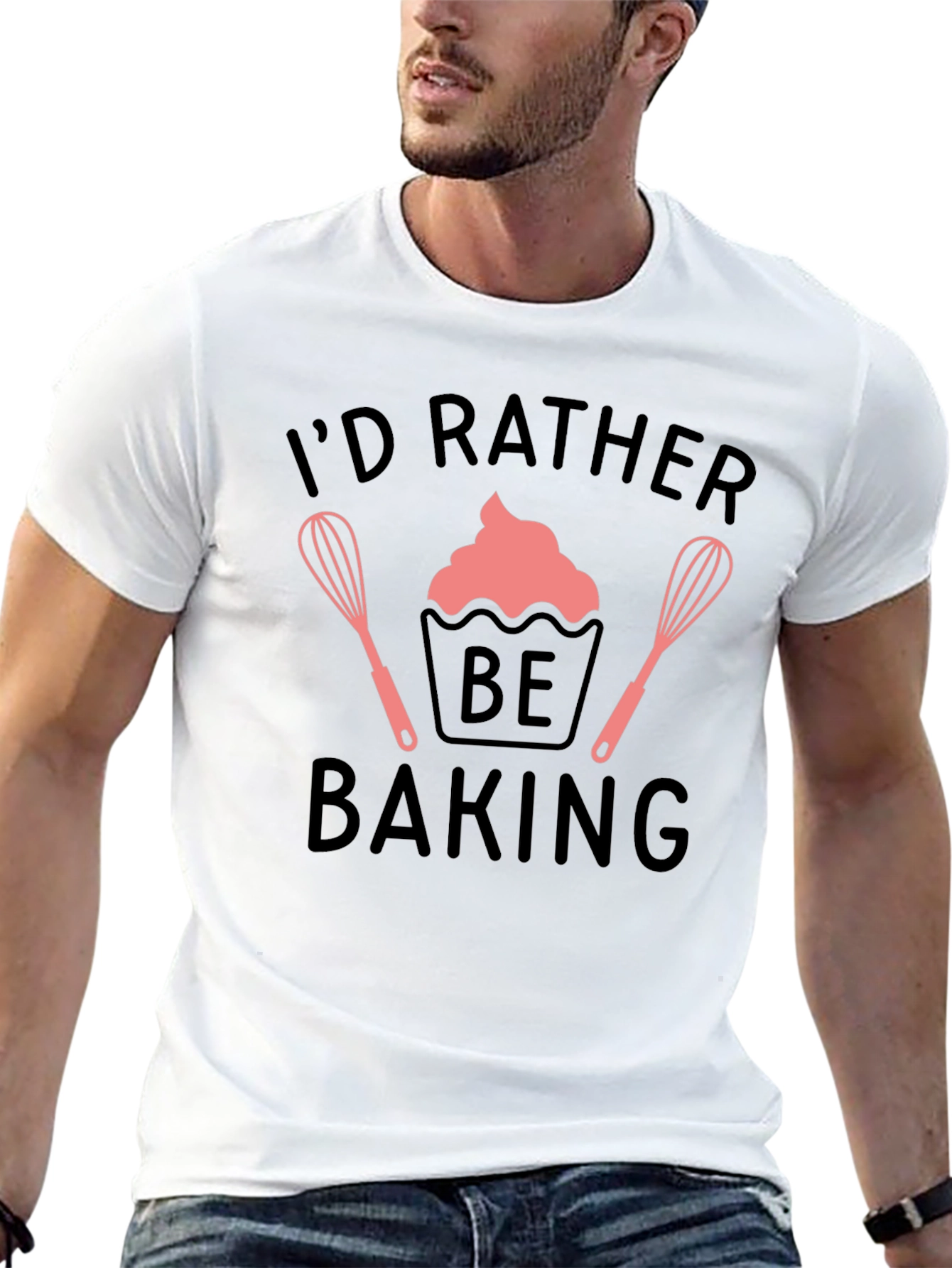 Id Rather Be Baking T-Shirt Chef Apparel