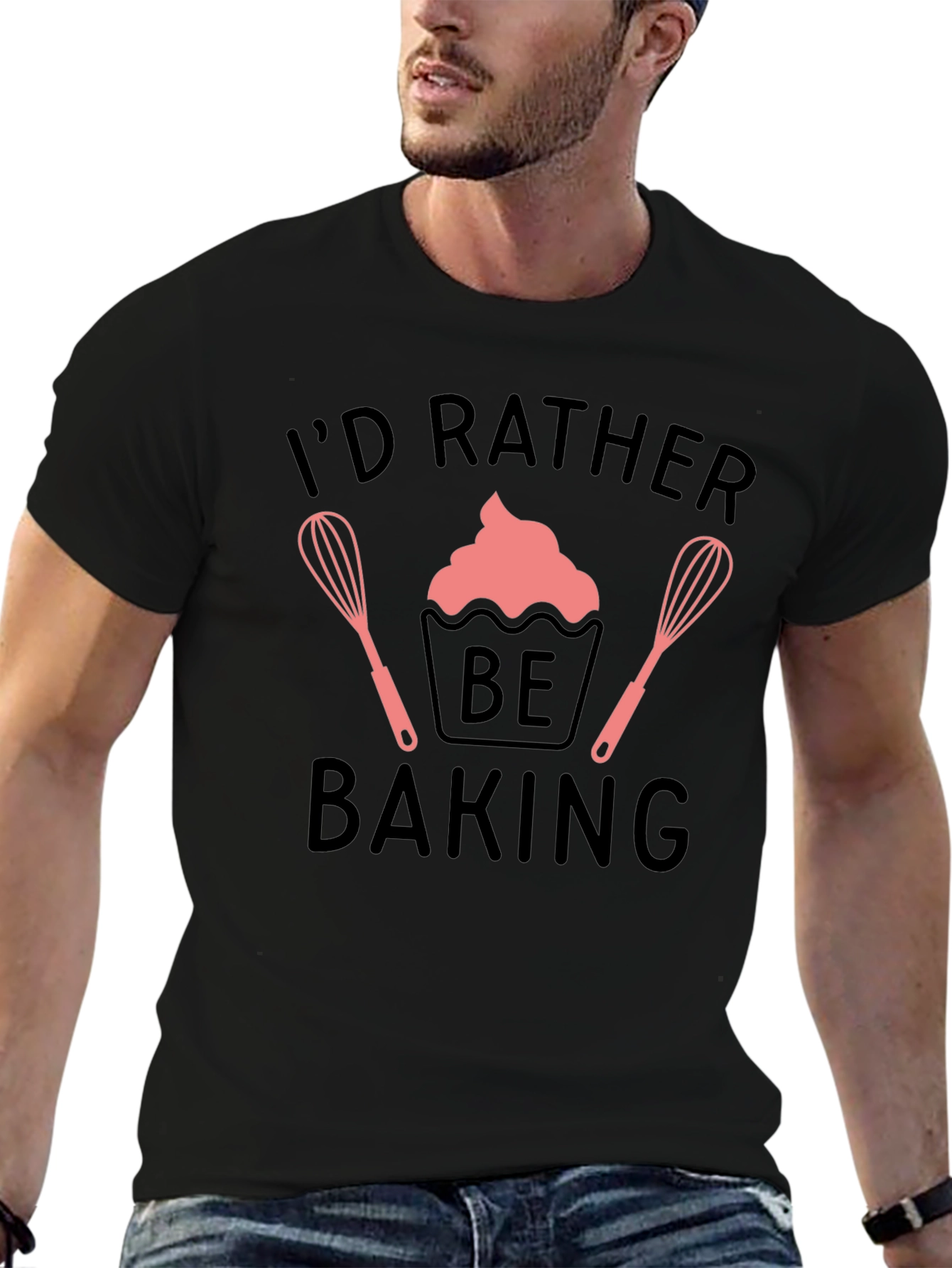 Id Rather Be Baking T-Shirt Chef Apparel