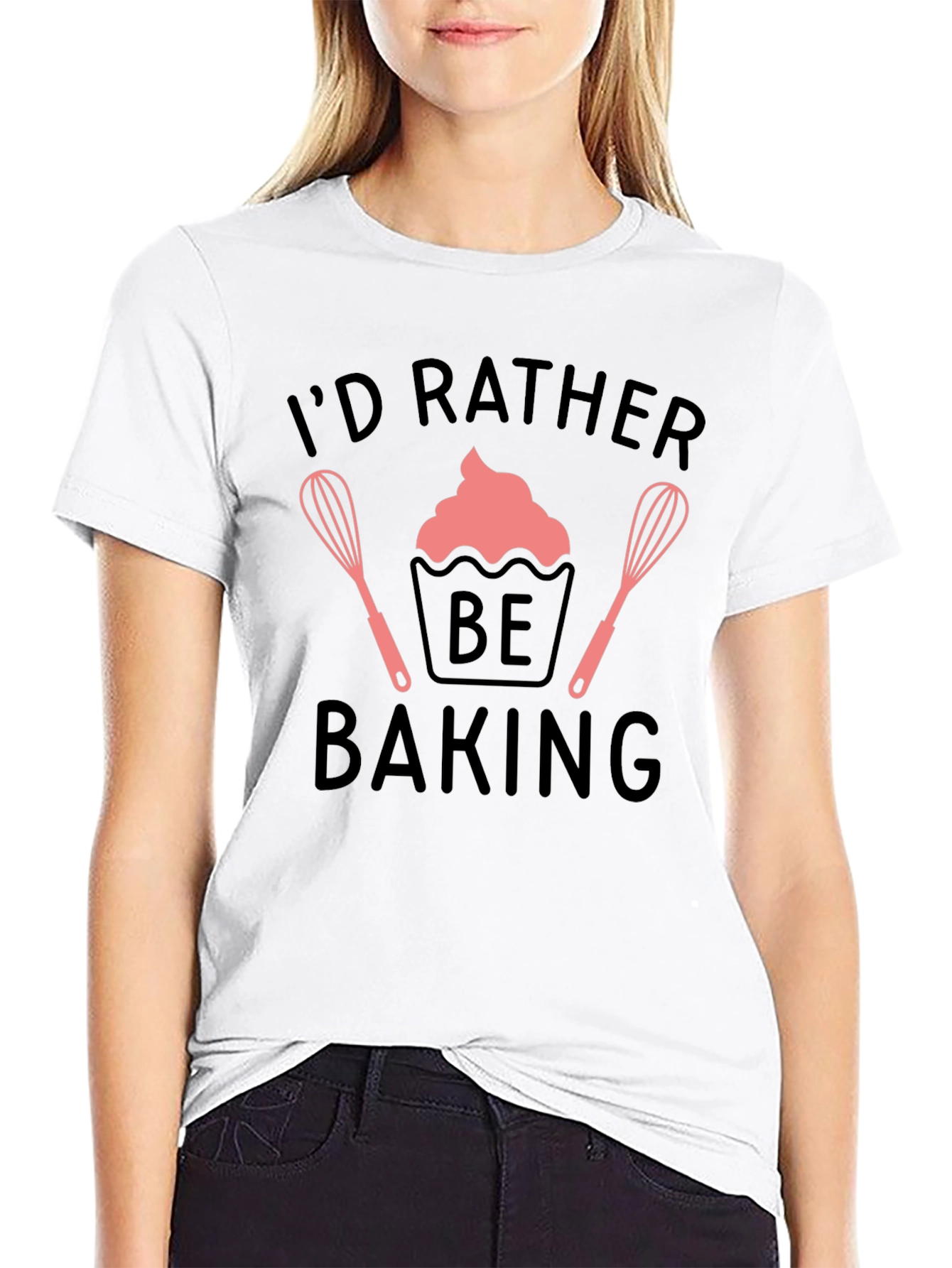 Id Rather Be Baking T-Shirt Chef Apparel