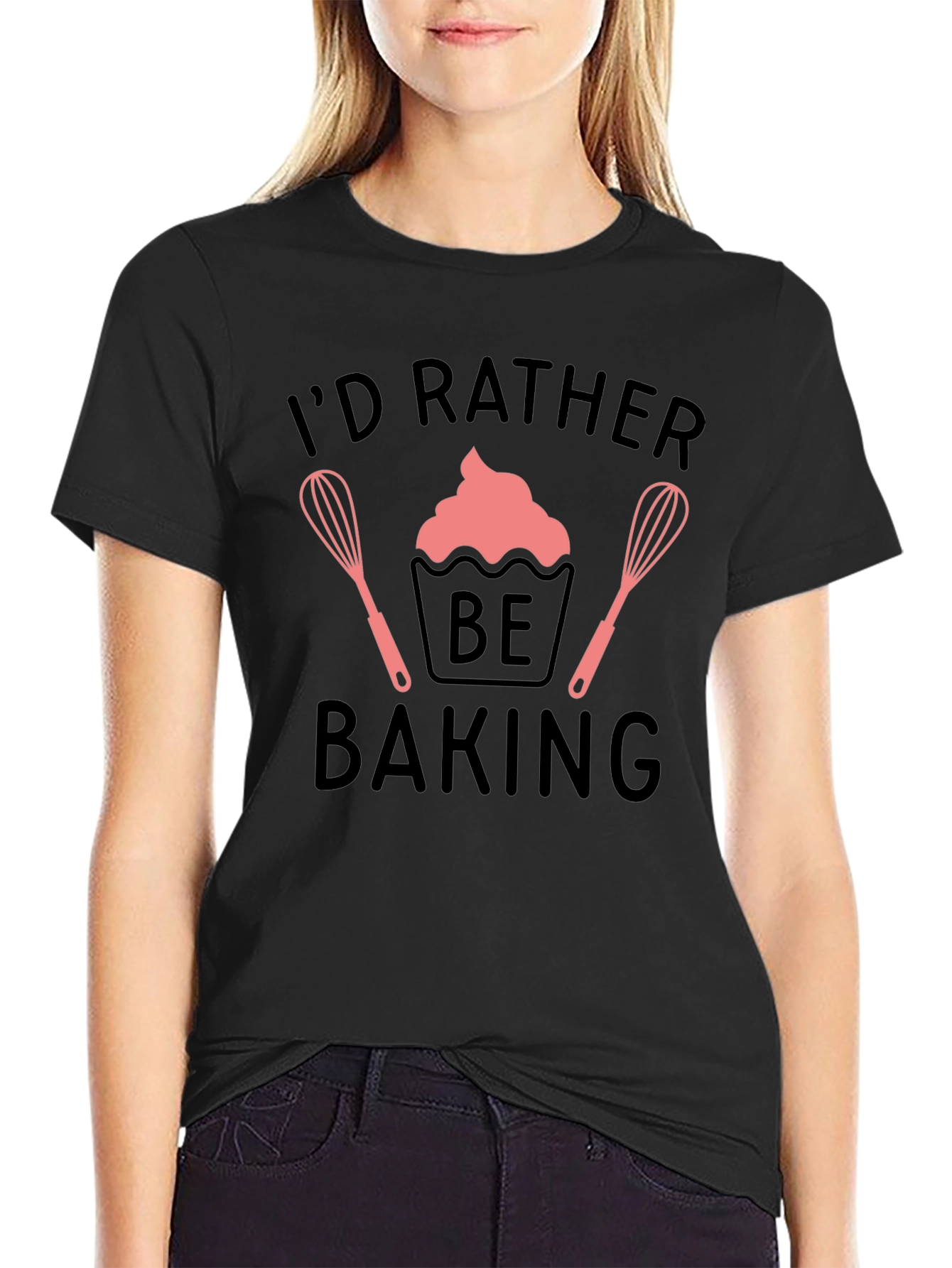Id Rather Be Baking T-Shirt Chef Apparel