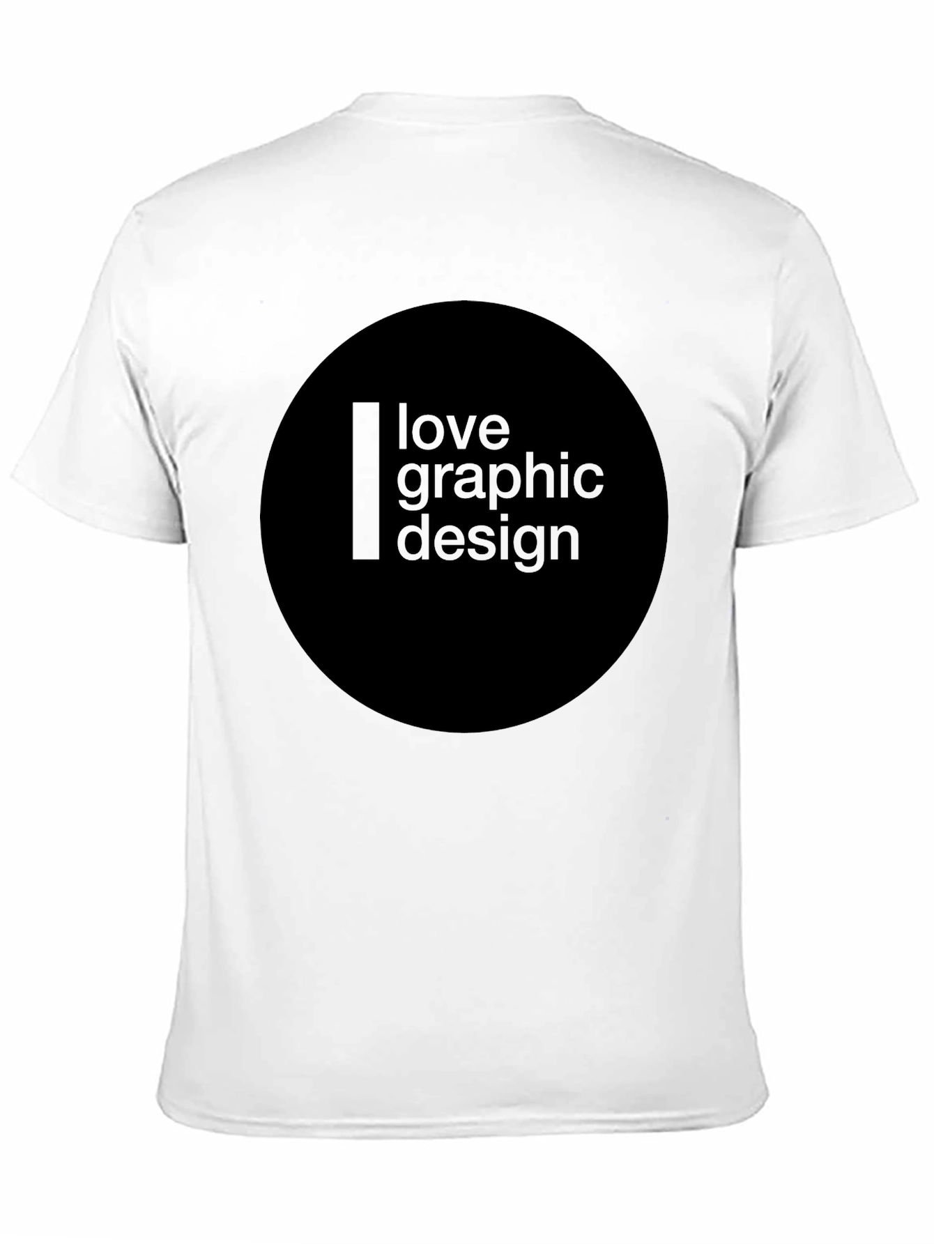 Love Graphic Design Black T-Shirt