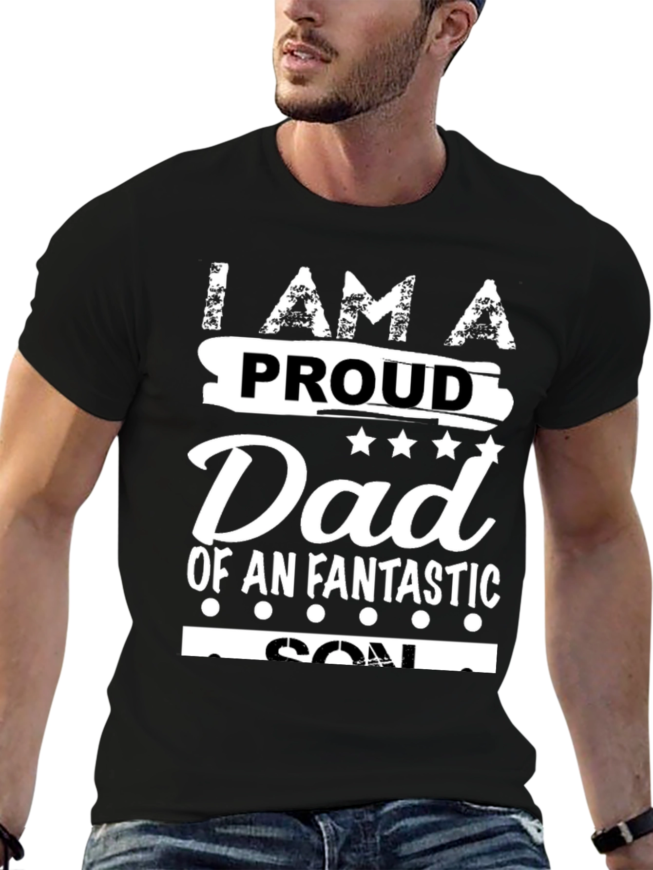 Proud Dad Graphic T-Shirt