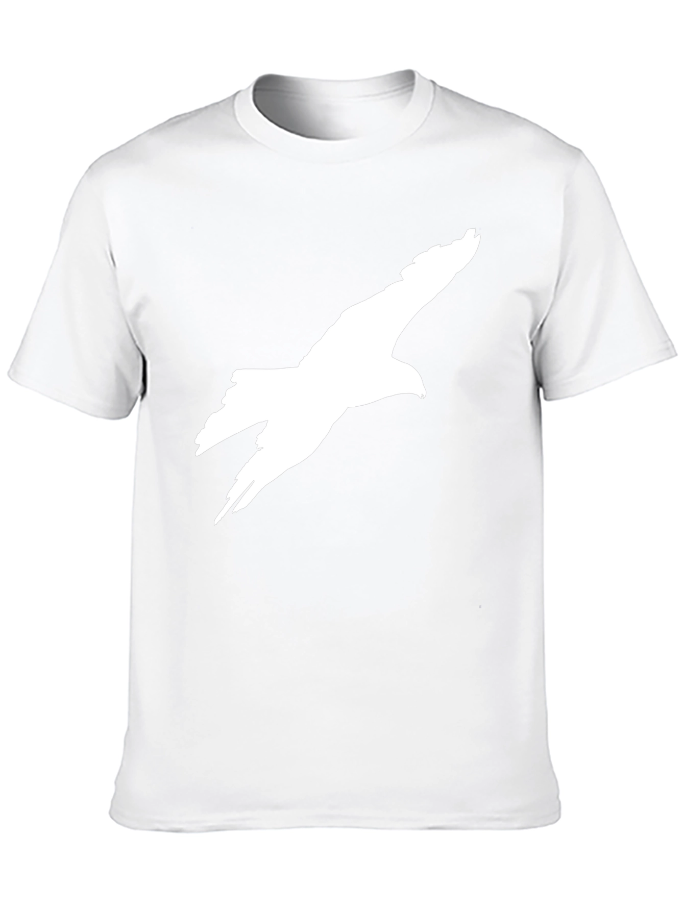 Black T-Shirt with Eagle Graphic