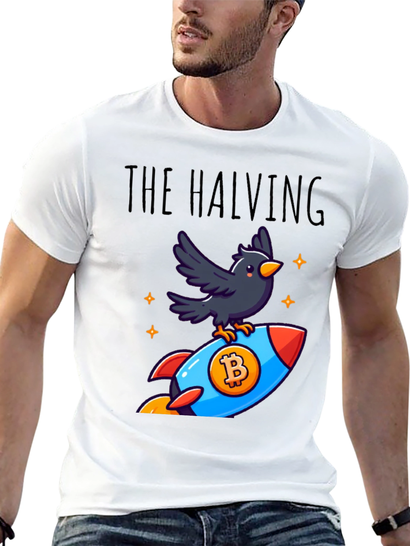 The Halving Bitcoin Rocket T-Shirt