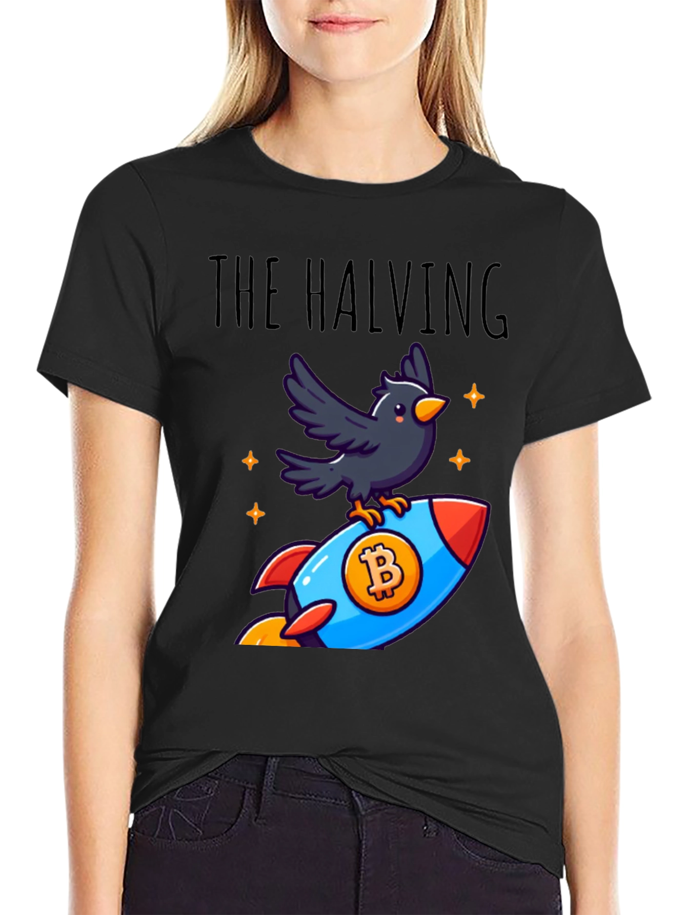 The Halving Bitcoin Rocket T-Shirt