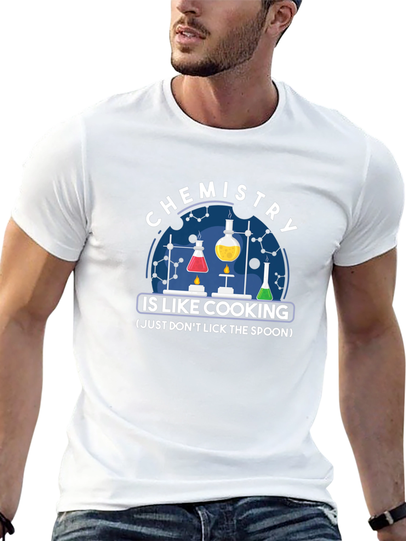 Chemistry Is Like Cooking Black T-Shirt