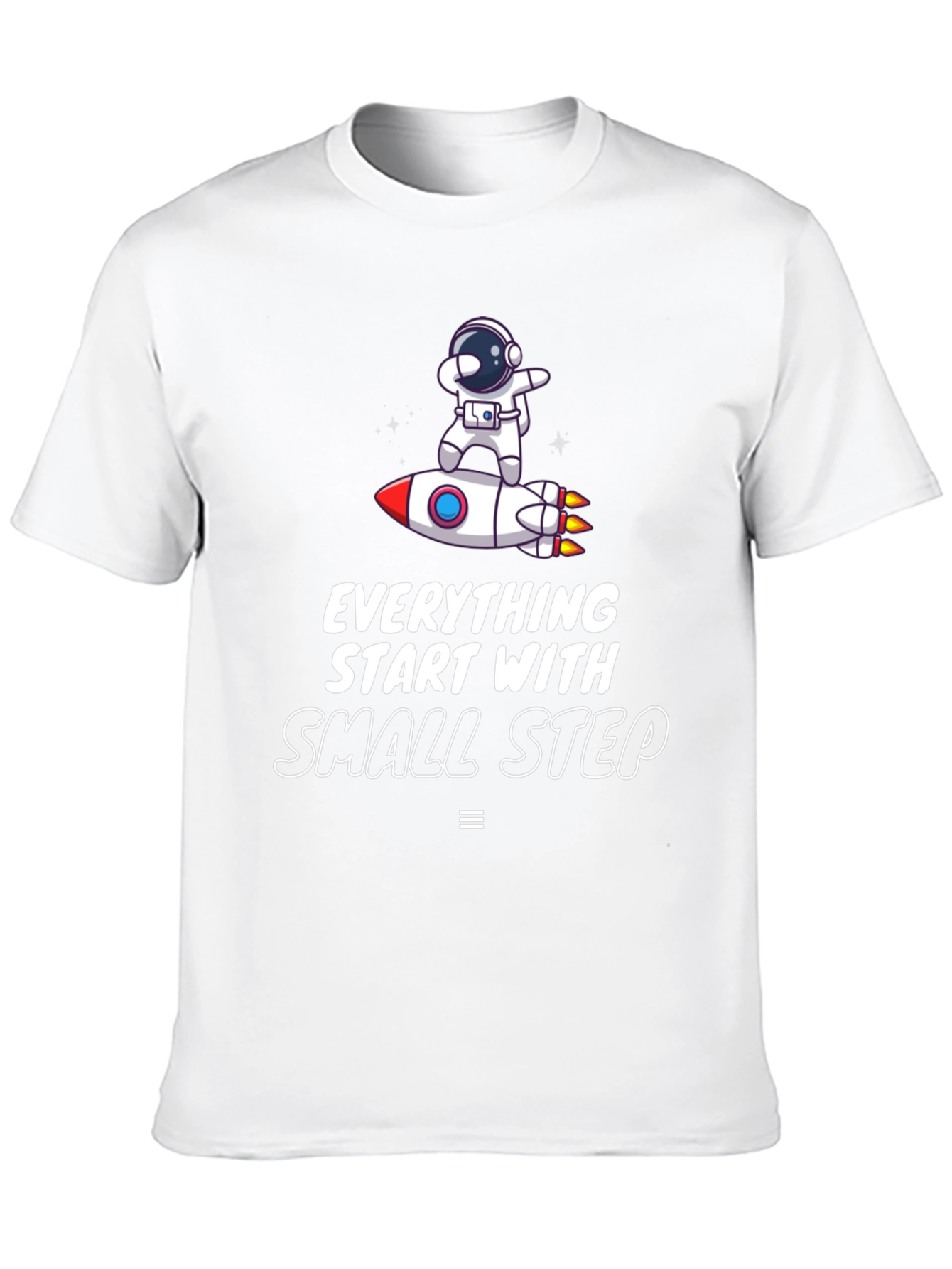Astronaut Rocket Tee: Small Steps Matter