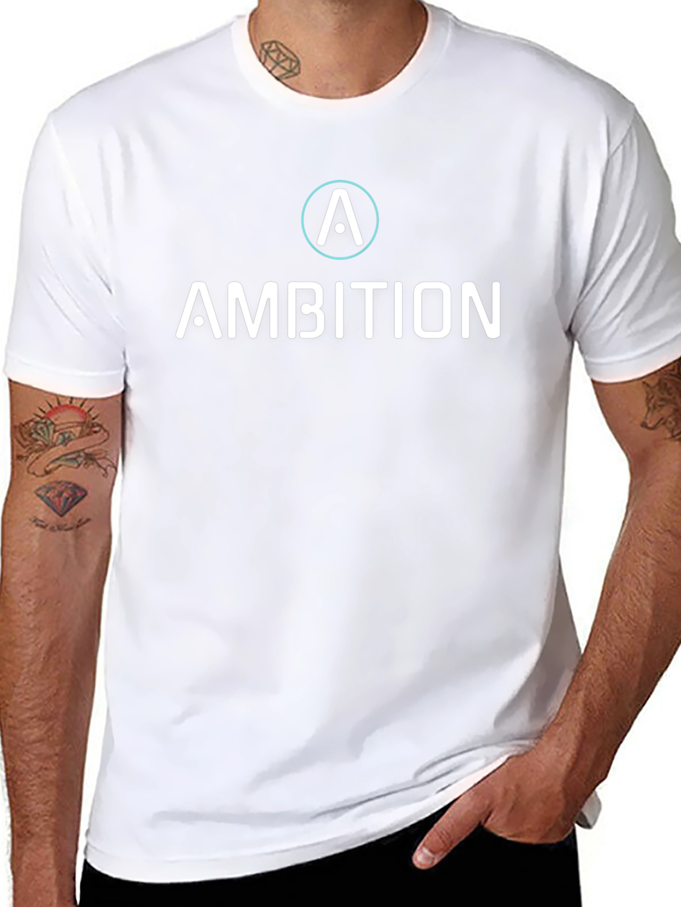 Ambition T-Shirt - Modern Crew Neck Tee
