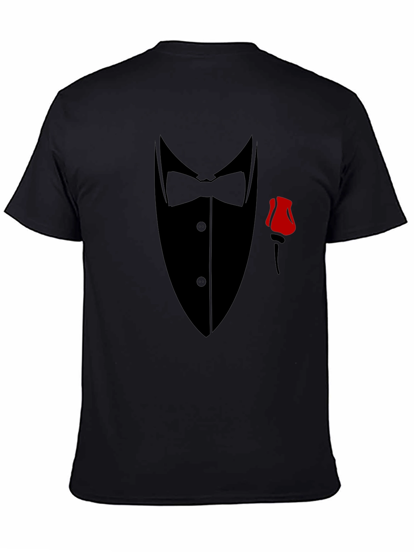 Tuxedo Graphic T-Shirt - Formal Wear Illusion