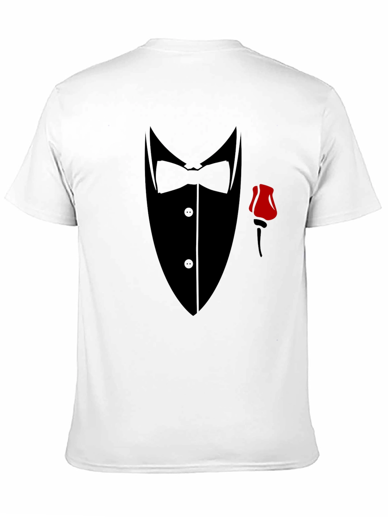 Tuxedo Graphic T-Shirt - Formal Wear Illusion