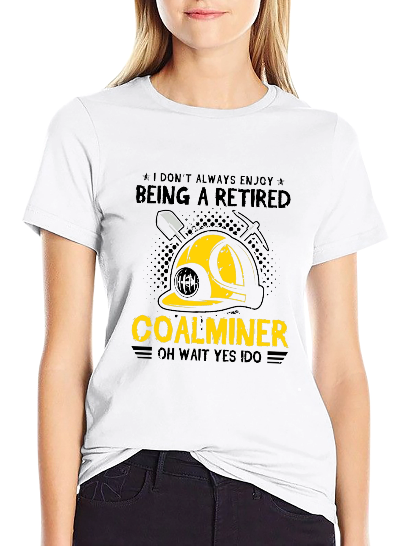 Retired Coal Miner Graphic T-Shirt
