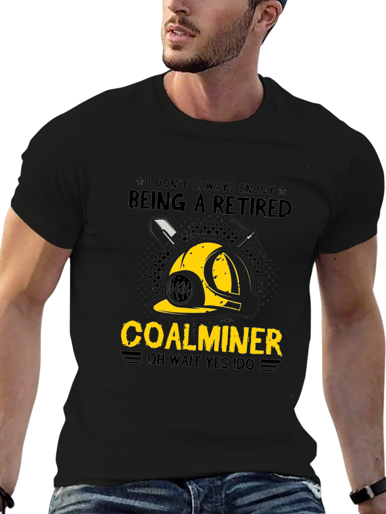 Retired Coal Miner Graphic T-Shirt