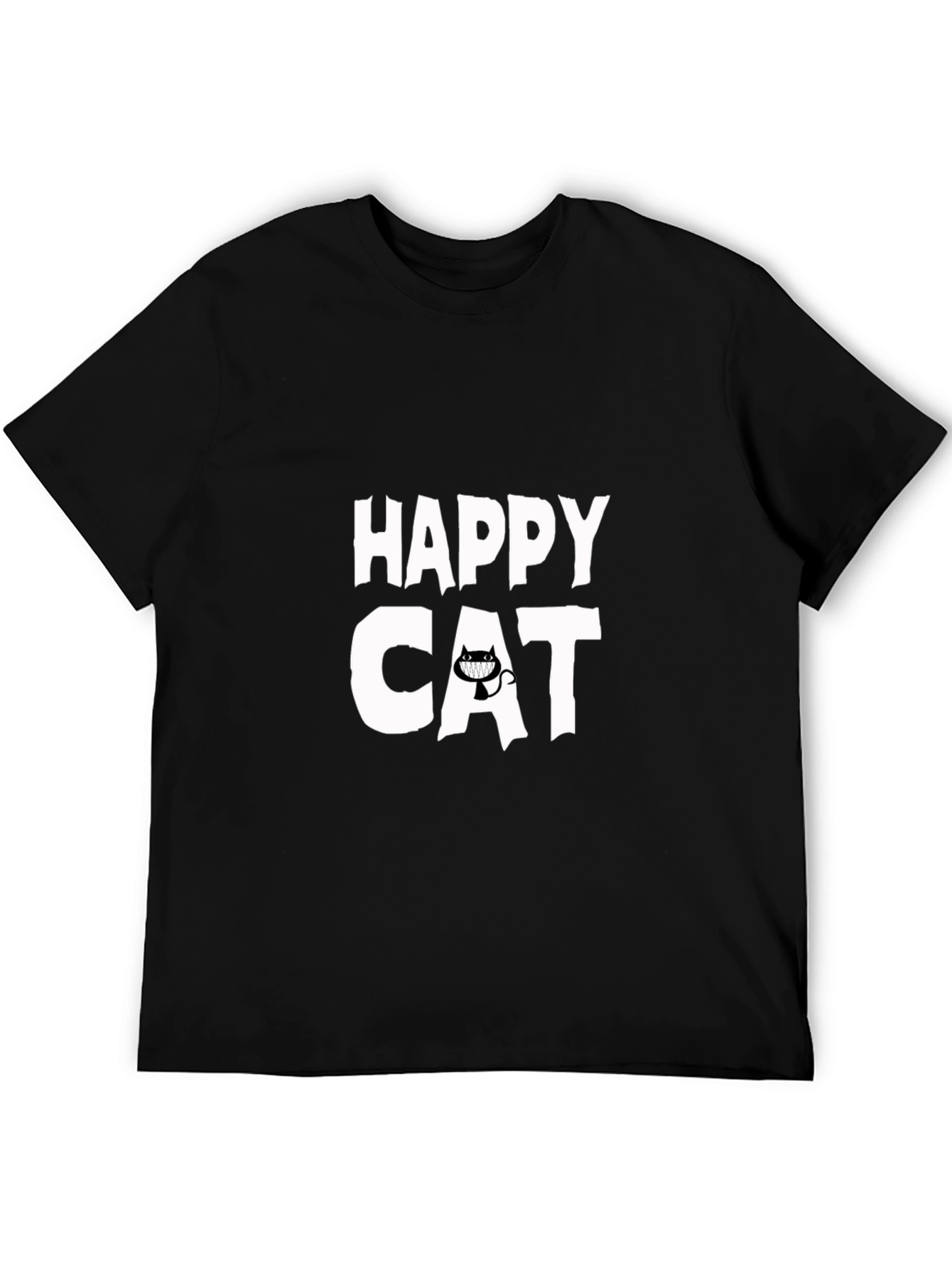 Happy Cat Graphic T-Shirt