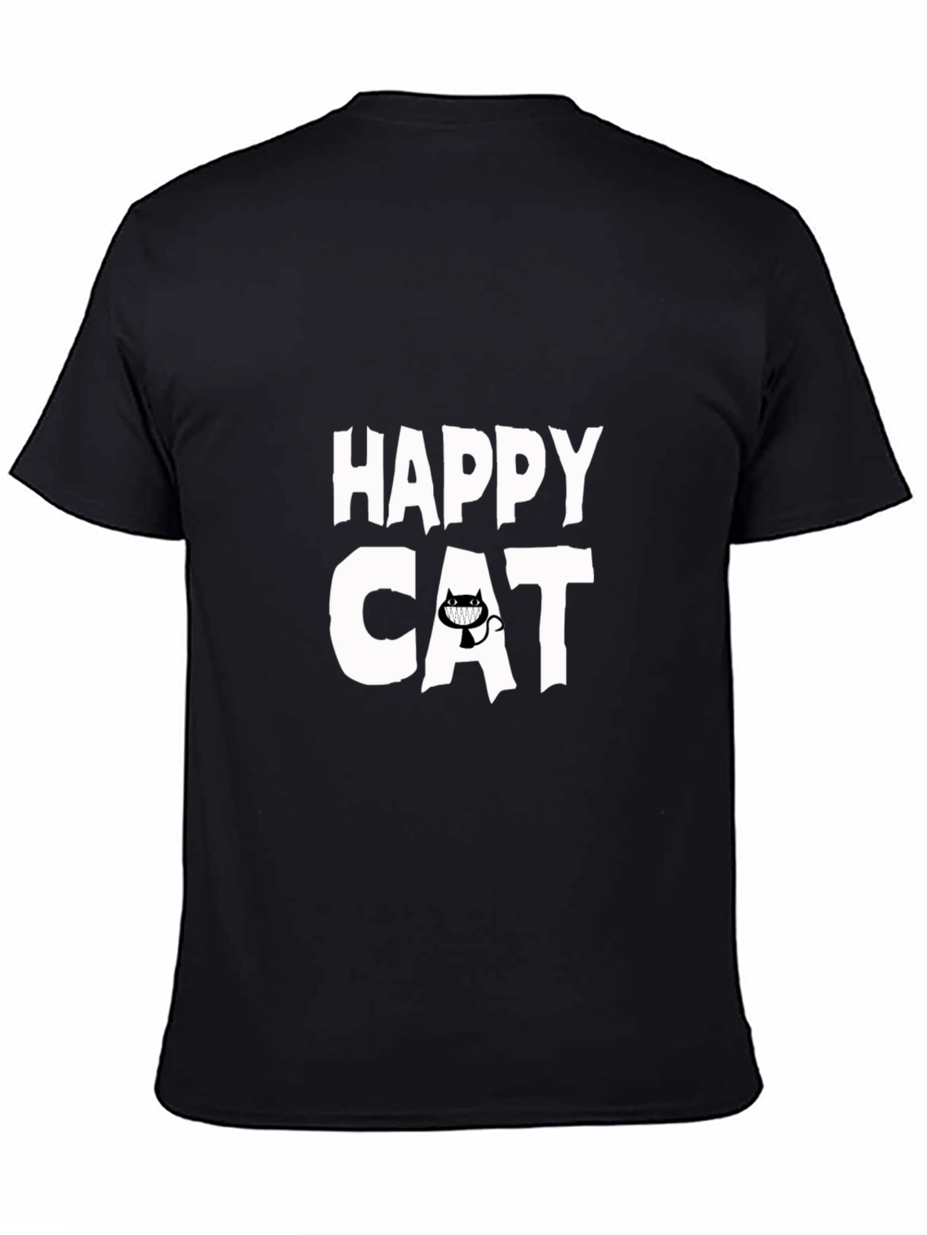 Happy Cat Graphic T-Shirt