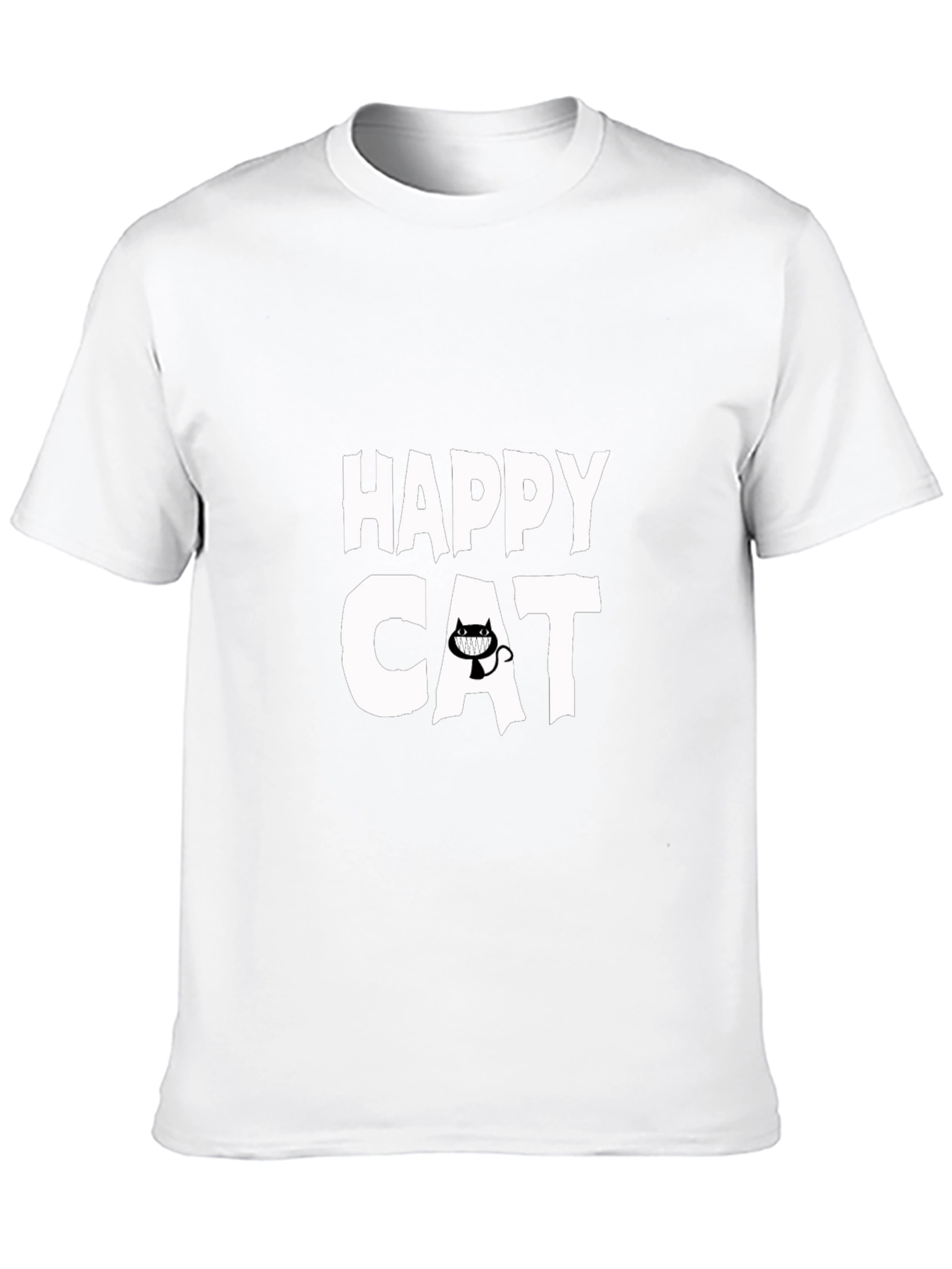 Happy Cat Graphic T-Shirt