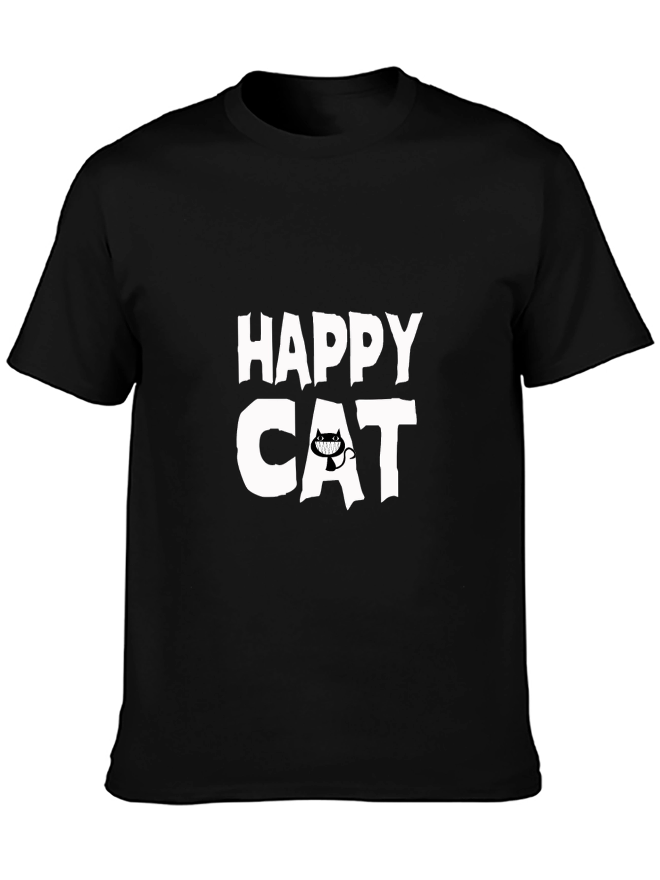 Happy Cat Graphic T-Shirt