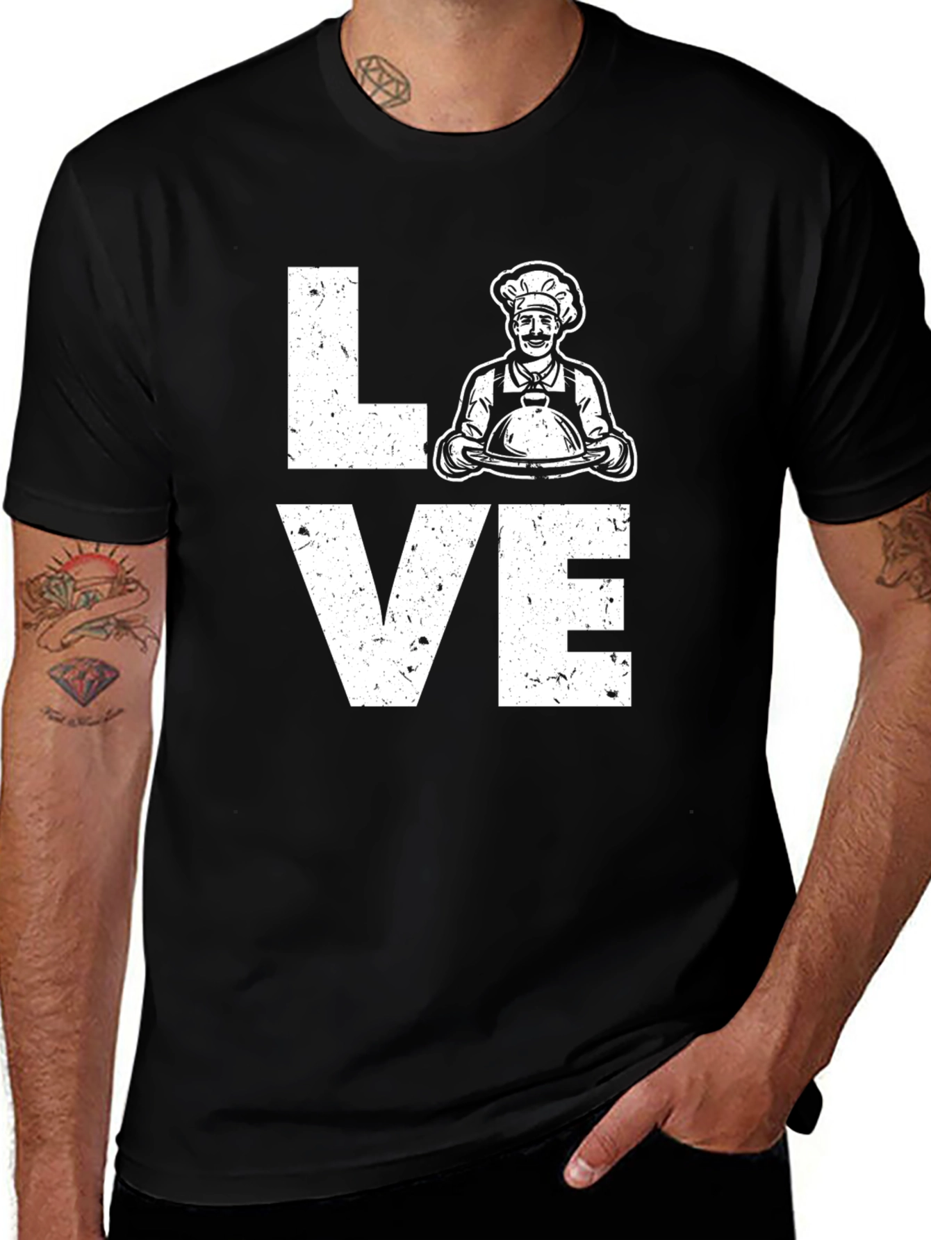 Love Cooking T-Shirt Chef Culinary Design