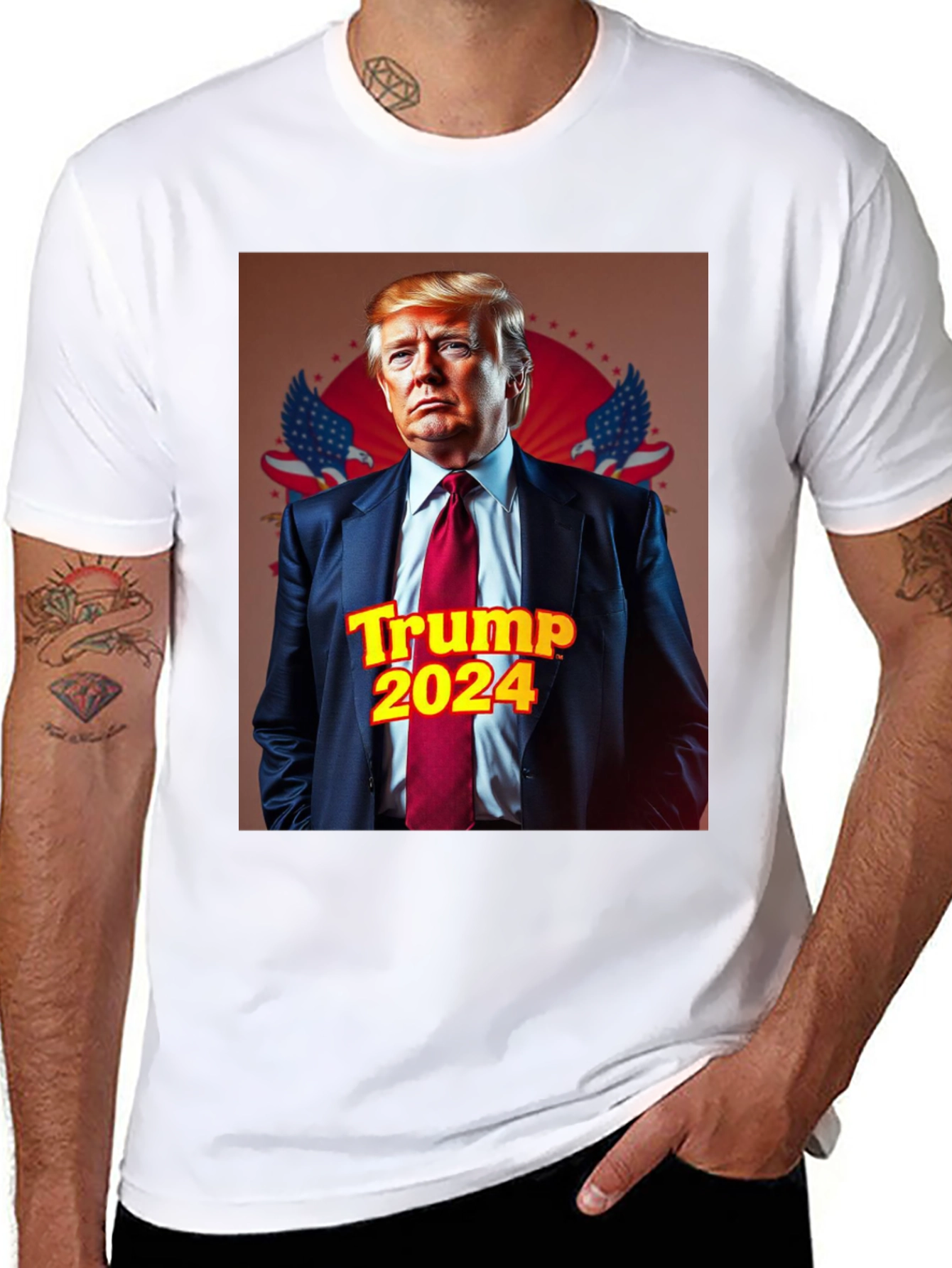 Trump 2024 T-Shirt: Patriotic Political Apparel