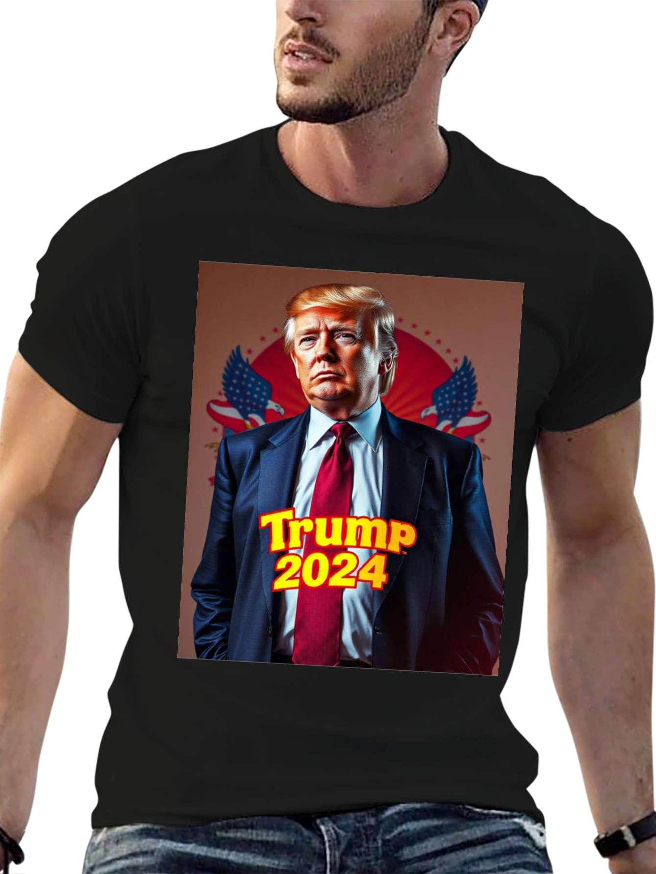 Trump 2024 T-Shirt: Patriotic Political Apparel