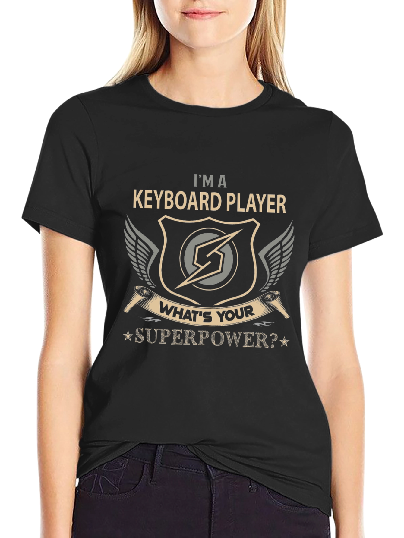 Keyboard Player Superpower T-Shirt